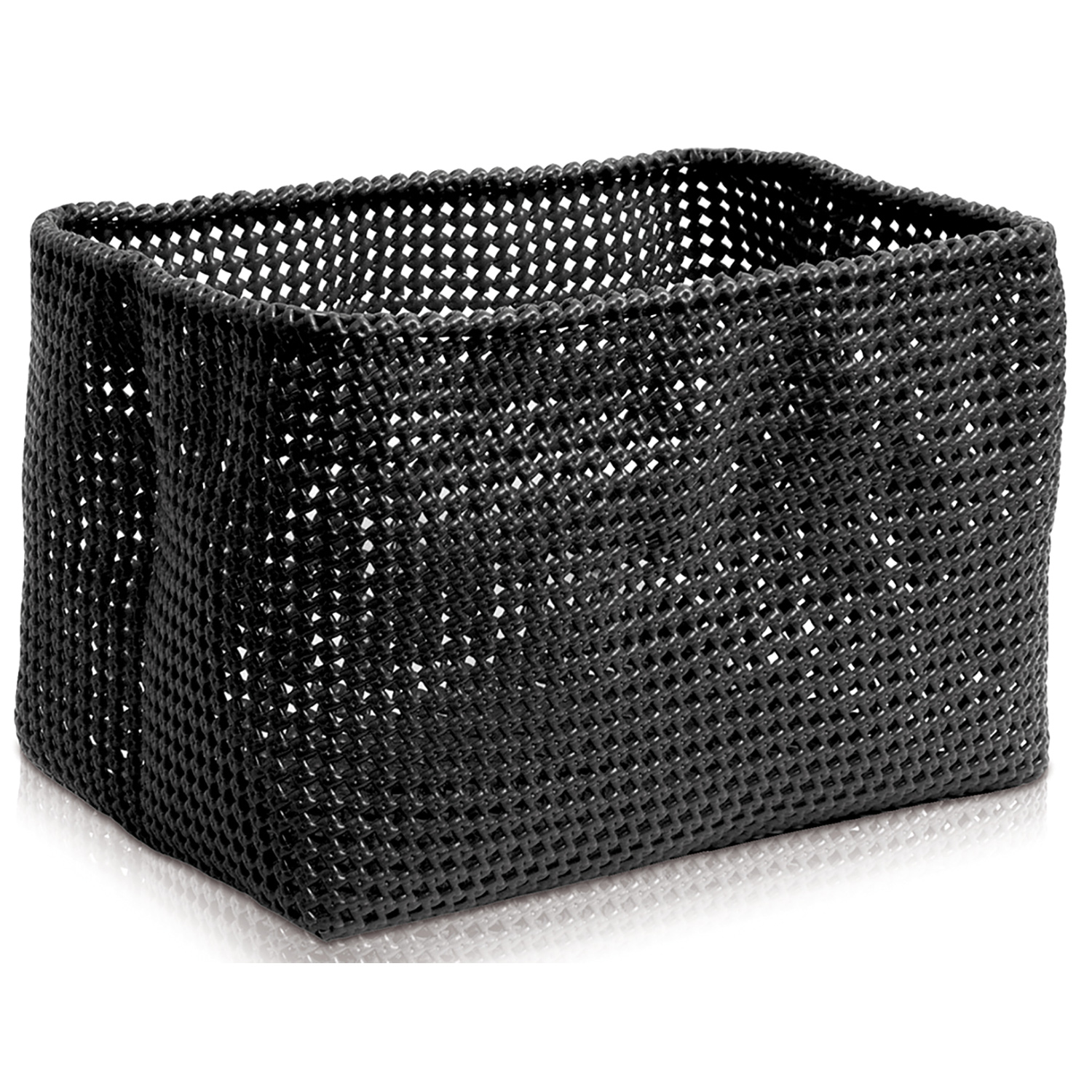 Möve Tube Korb rechteckig klein - formbar - Farbe: black - 199 (4-0271)