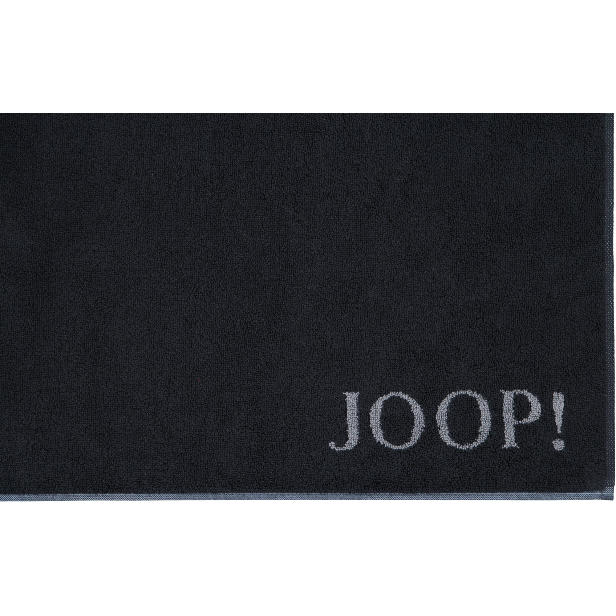 JOOP! Classic - Doubleface Badematte 1600 - 50x80 cm - Farbe: Schwarz/Anthrazit - 90