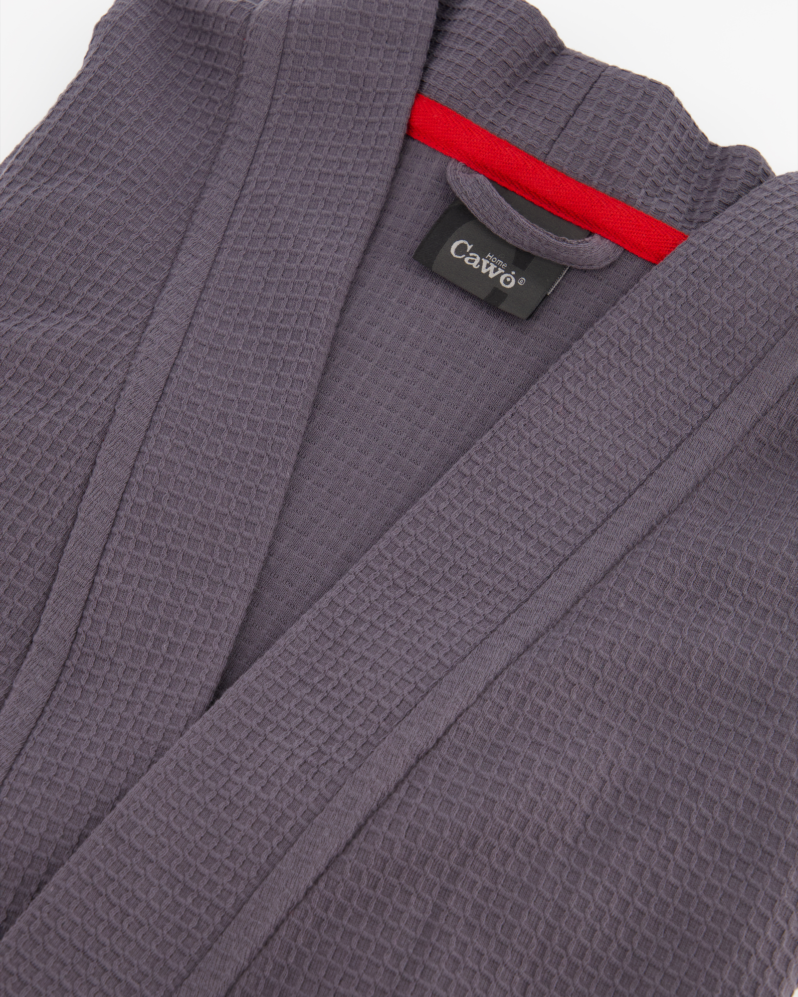 Cawö Home Bademäntel Herren Kimono 816 anthrazit - 72