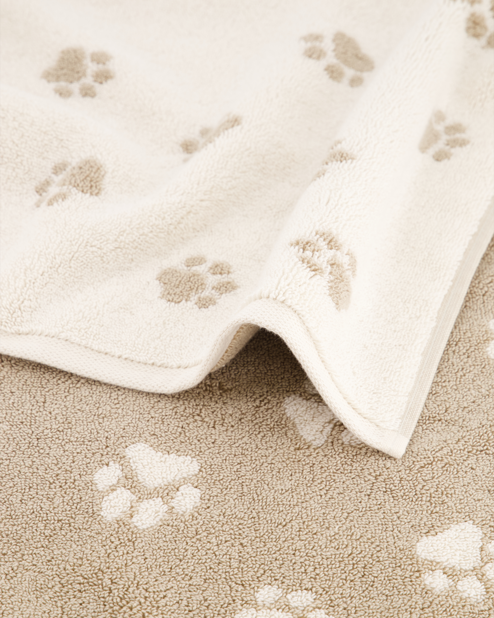 Cawö Badematten WE LOVE DOGS Paws 6247 natur/beige - 33 - 50x80 cm