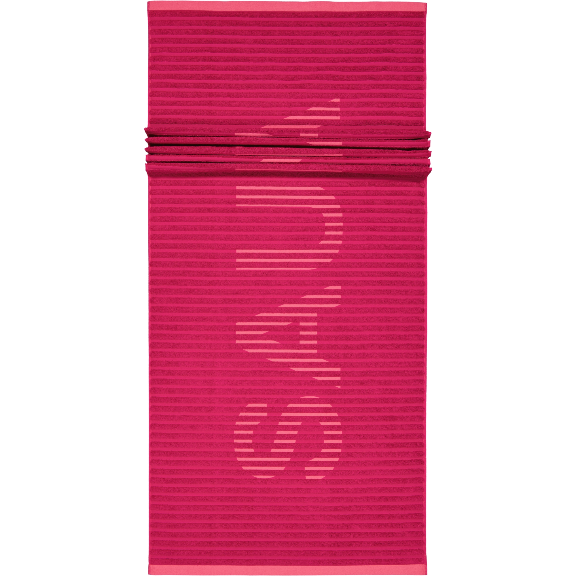 Vossen Saunatücher Camden cranberry - 0037 - 80x200 cm