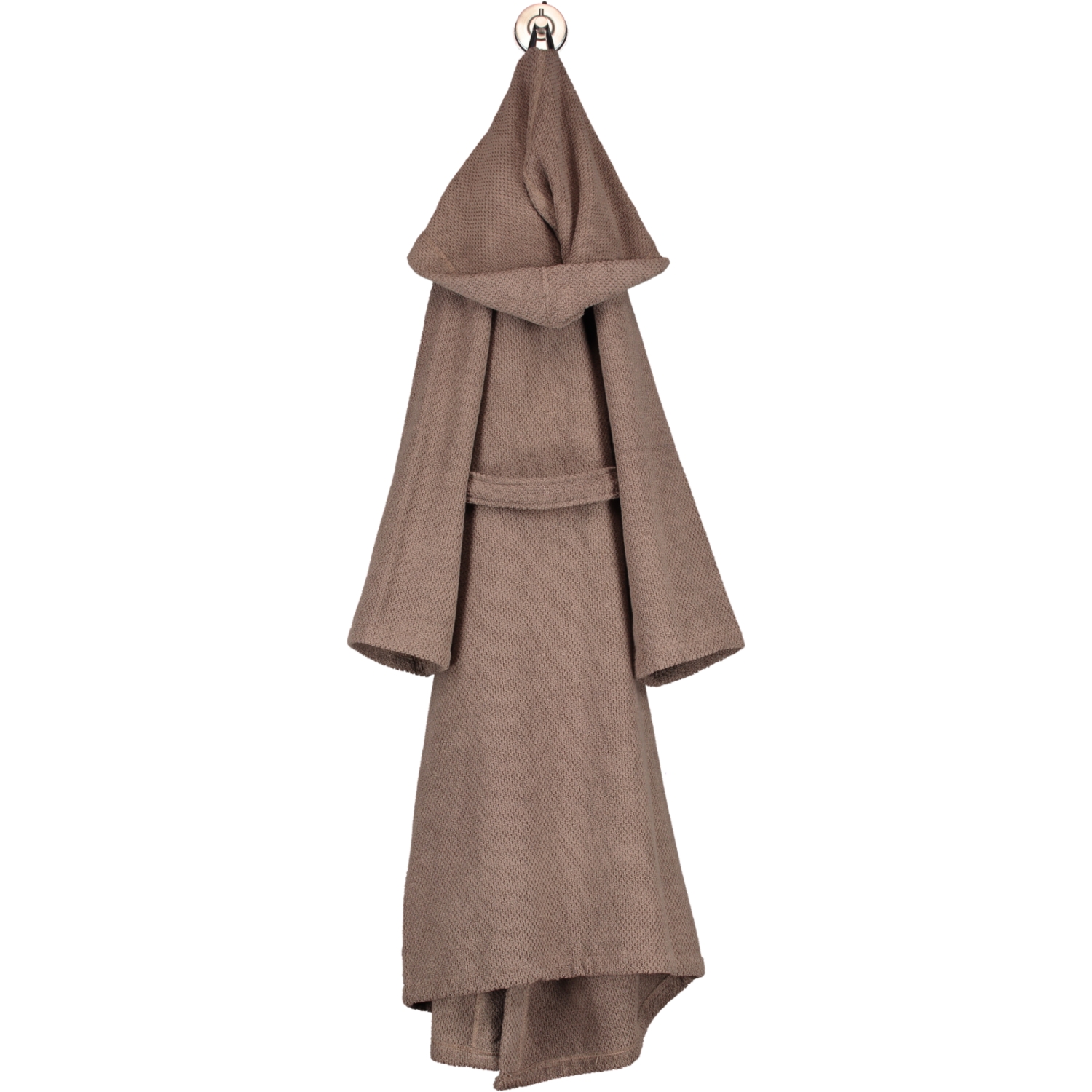 Rhomtuft RHOMTUFT Bademäntel unisex Kapuze Baronesse taupe - 58