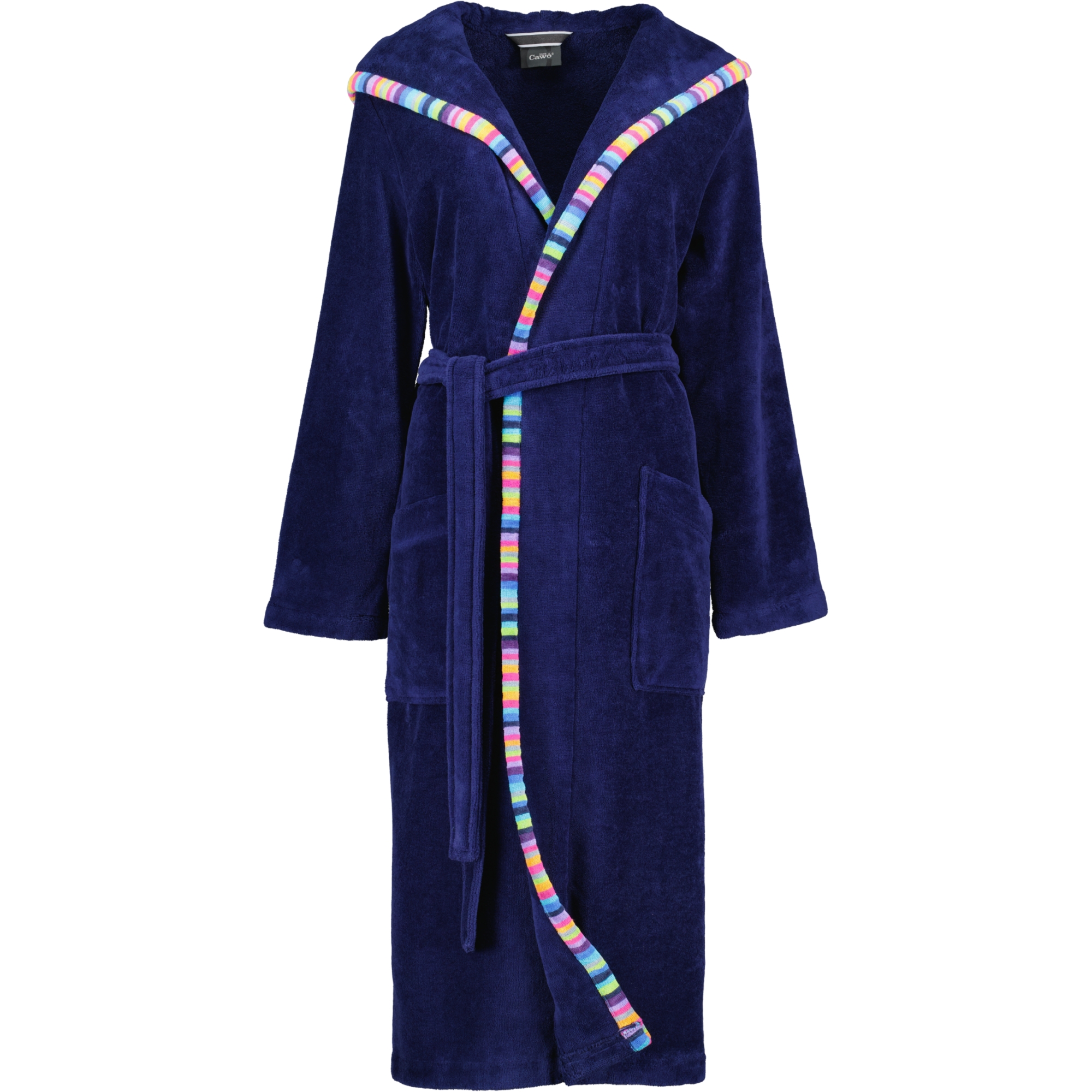 Cawö Home Bademäntel Damen Kapuze Kapuze 840 marine - 11 - XL