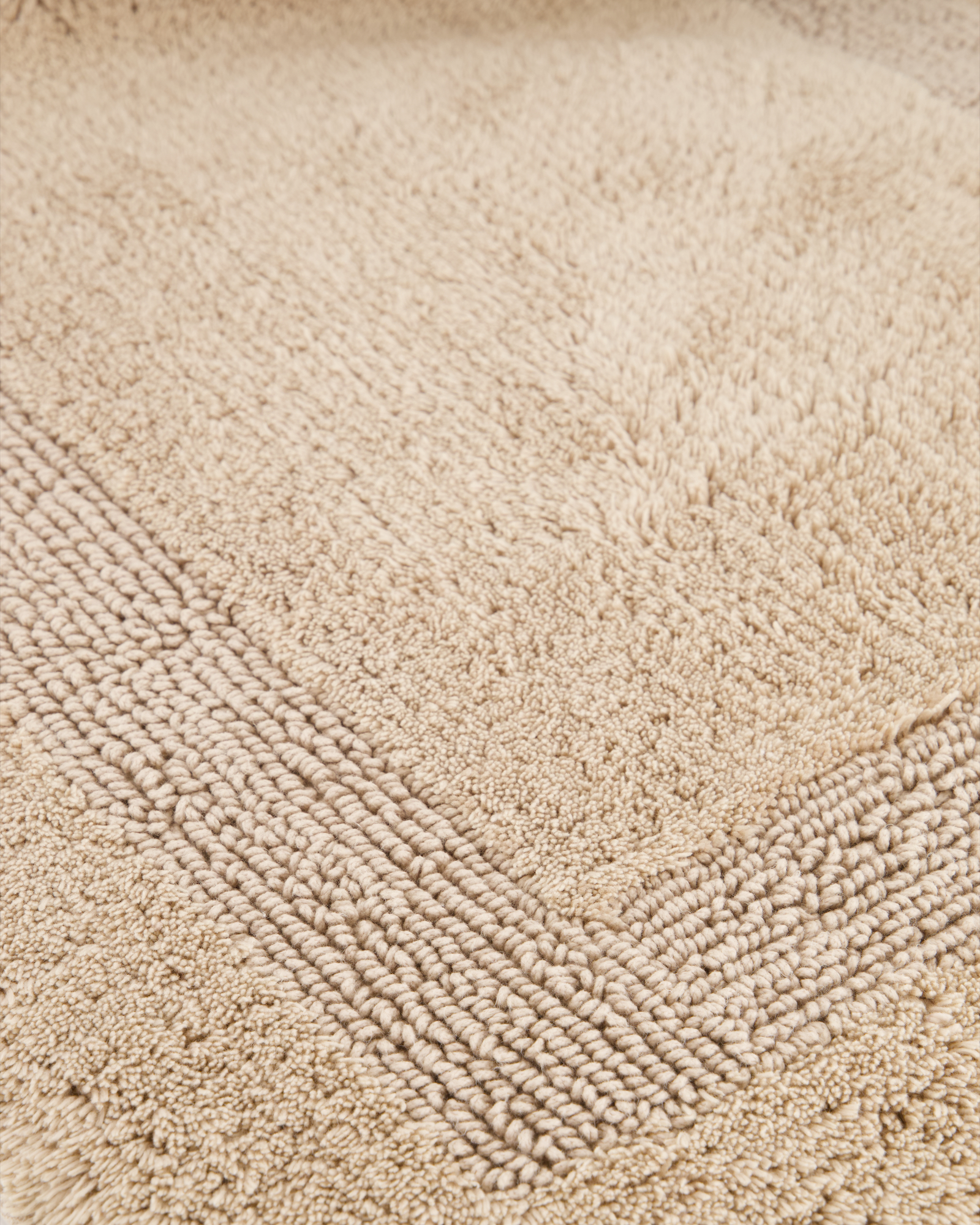 Cawö Home Badteppiche Luxus Badteppich 1000 sand - 375