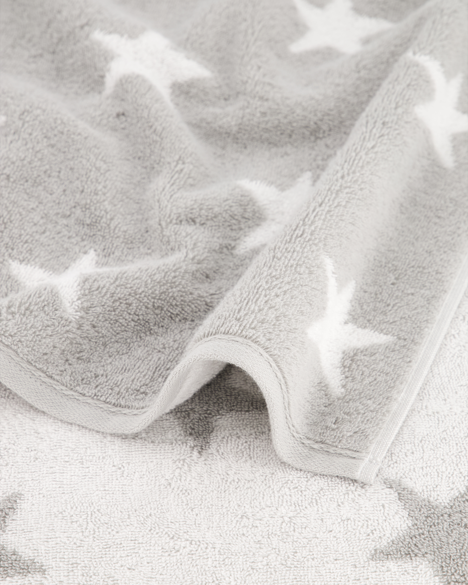 Cawö Handtücher NEW STARS Sterne groß 6260 platin/weiß - 76