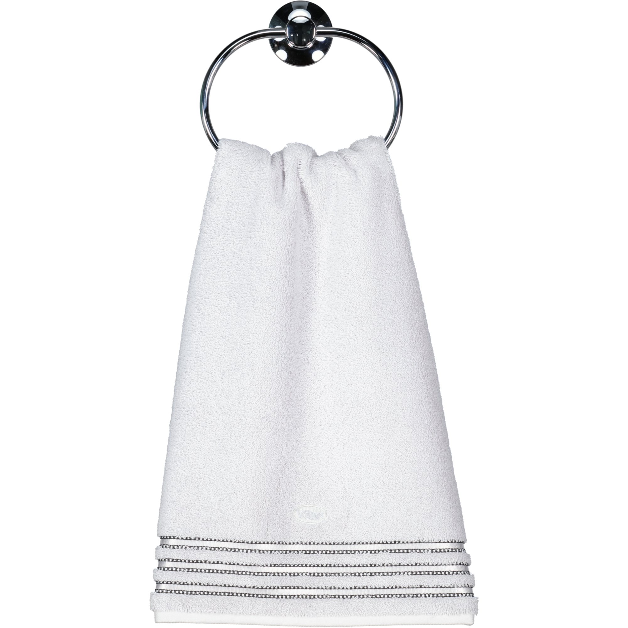 Vossen Handtücher Cult de Luxe light grey - 7210 - Handtuch 50x100 cm