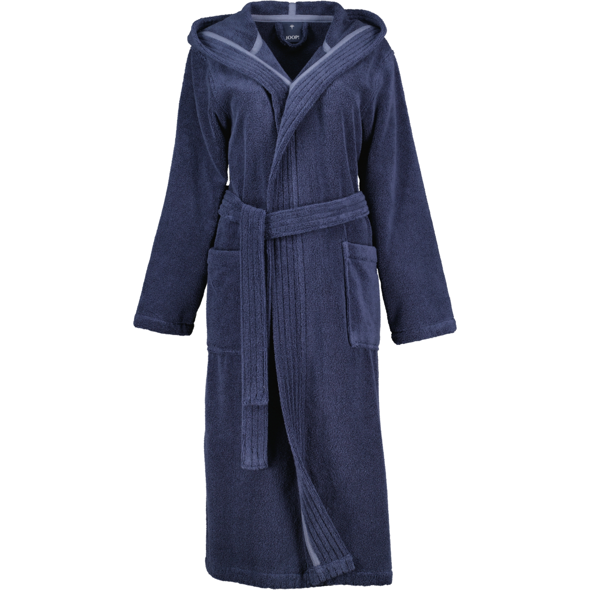 JOOP! Damen Bademantel - Kapuze 1649 - Farbe: Blau - 175
