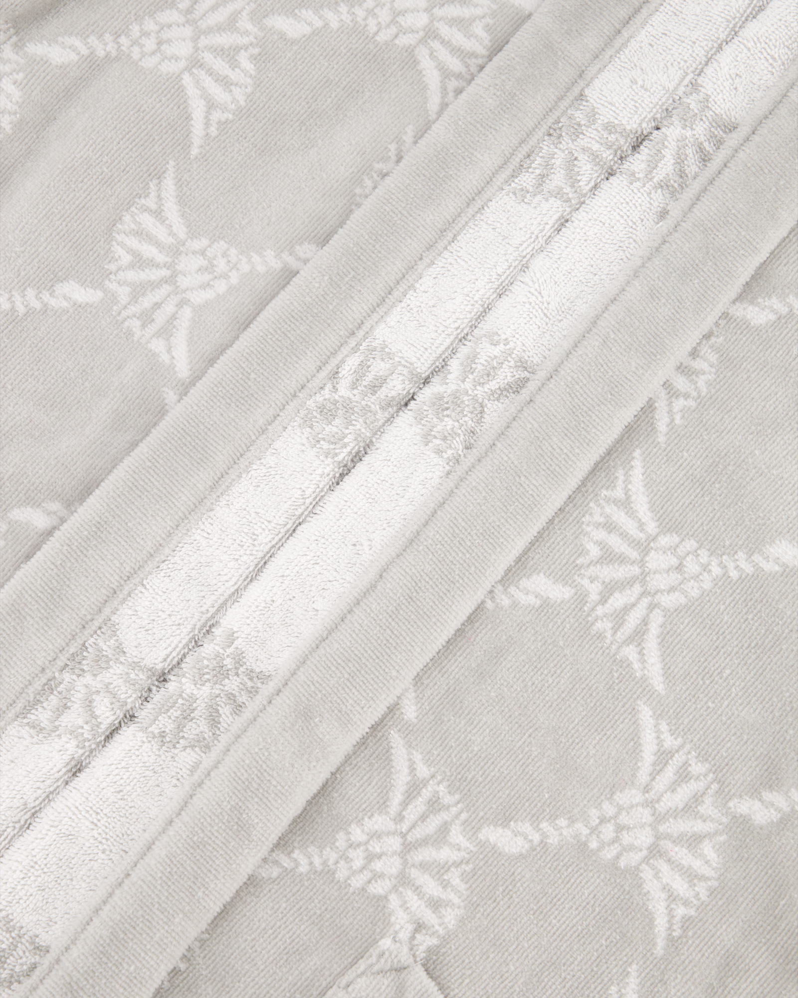 JOOP! Damen Bademantel Cornflower - Schalkragen 1645 - Farbe: Silber - 76 - L