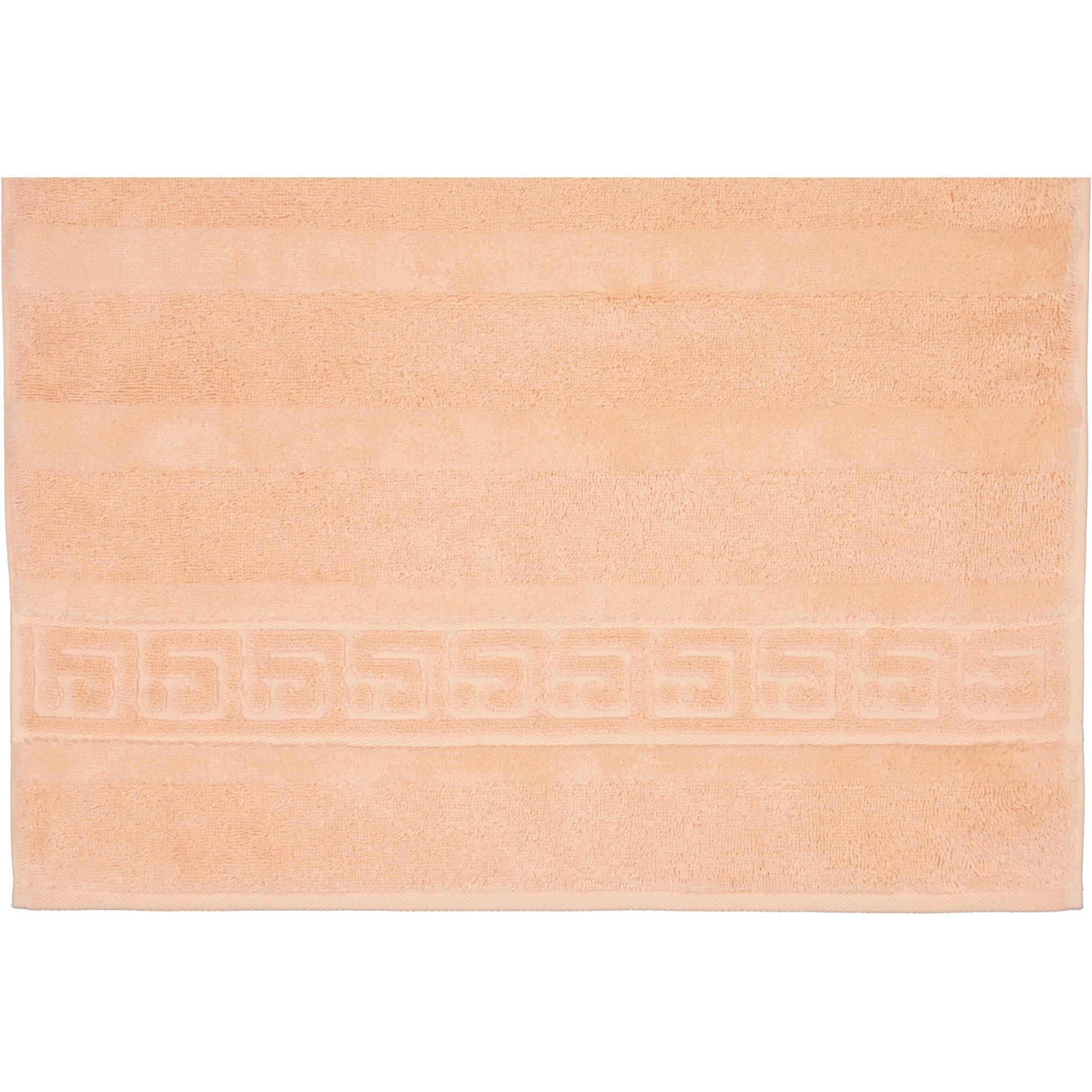 Cawö - Noblesse Uni 1001 - Farbe: 368 - lachs - Gästetuch 30x50 cm