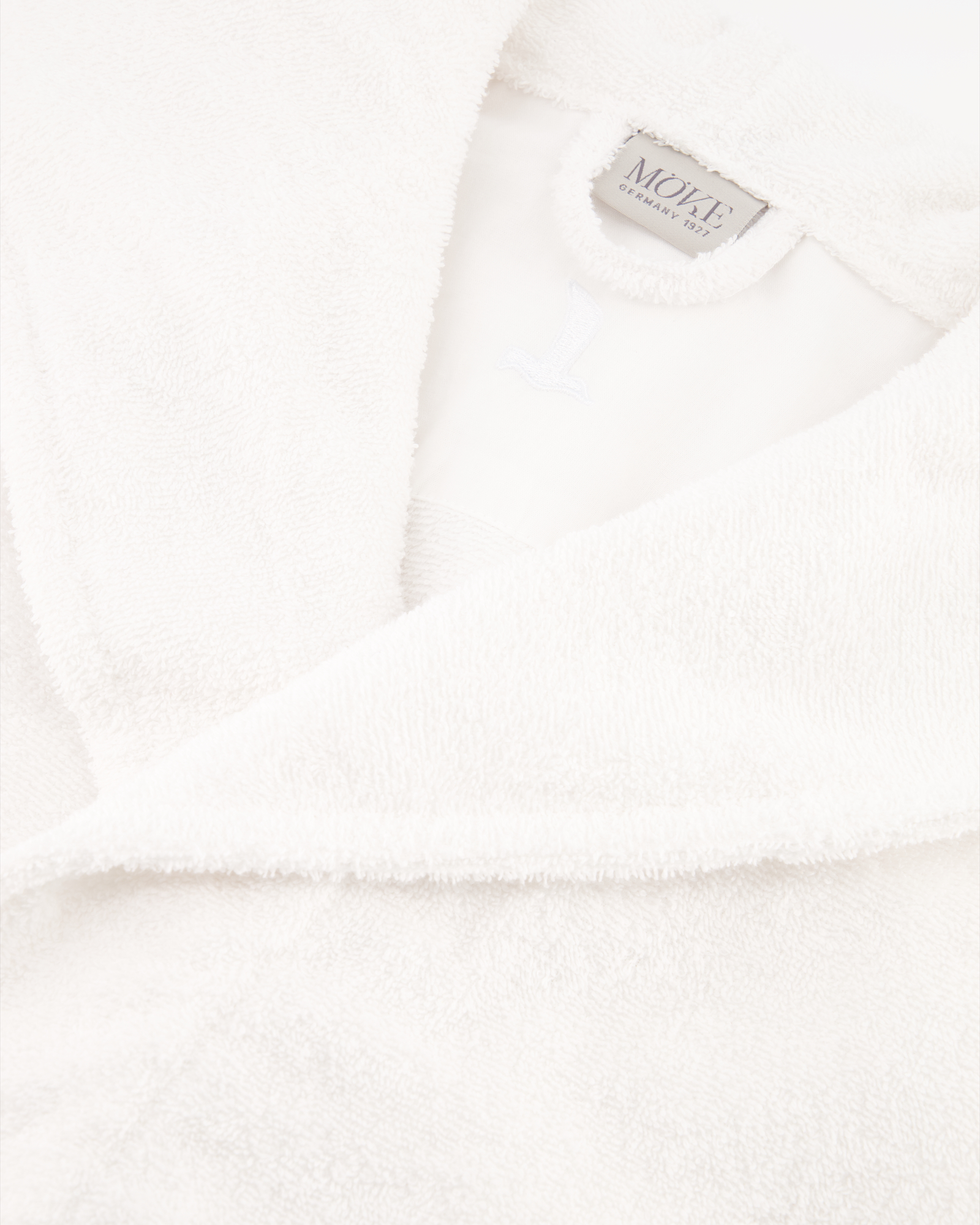 Möve Bademäntel unisex Kapuze Superwuschel snow - 001