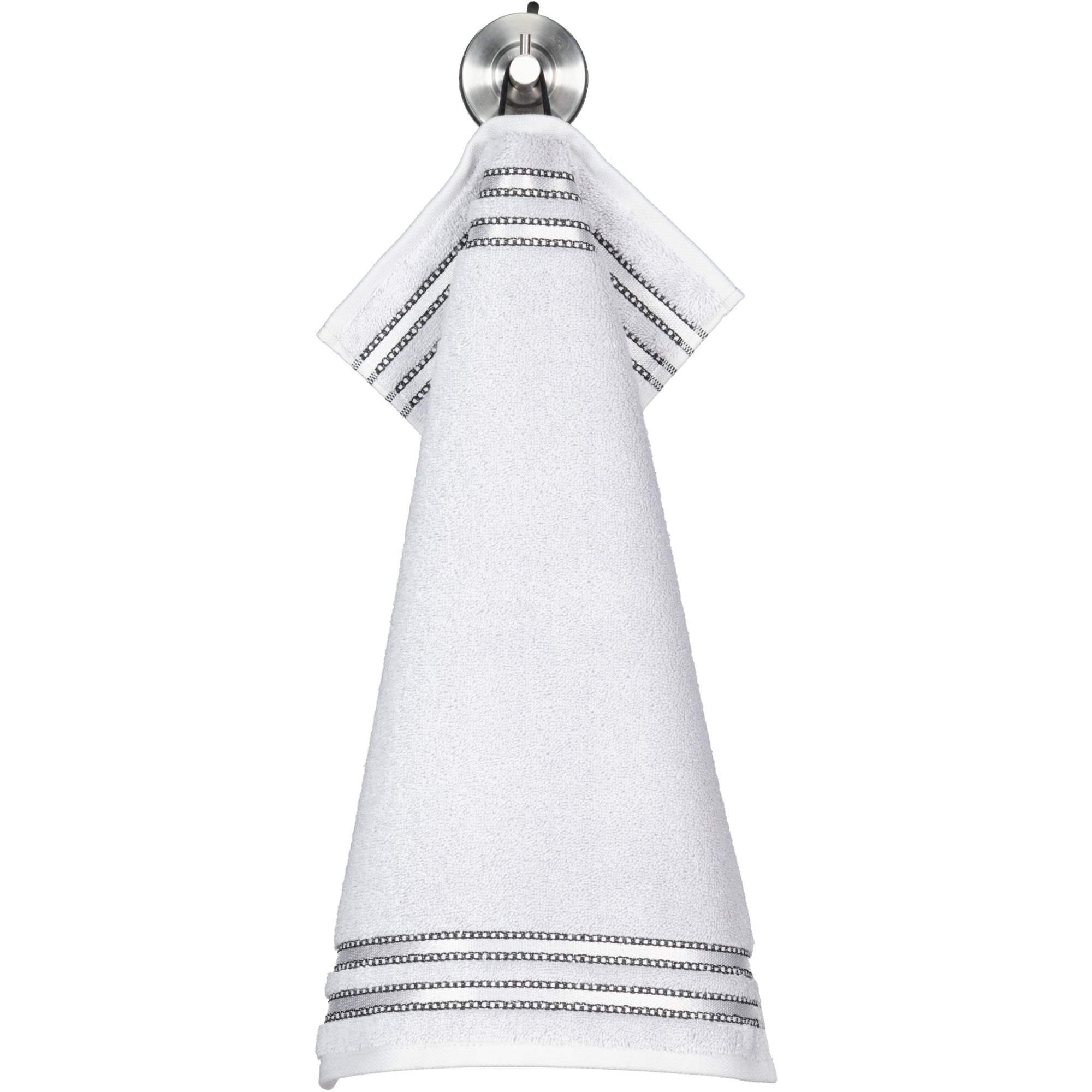 Vossen Handtücher Cult de Luxe light grey - 7210 - Gästetuch 30x50 cm