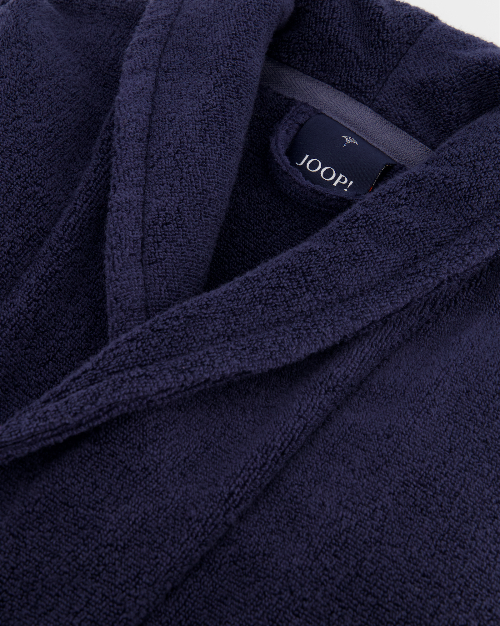 JOOP! Herren Bademantel - Schalkragen 1651 - Farbe: blau - 175 - S