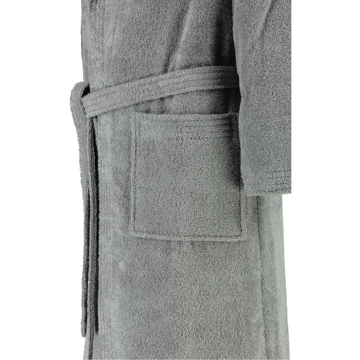 Rhomtuft - Bademantel Sir & Lady - Unisex - Farbe: kiesel - 85 - XL