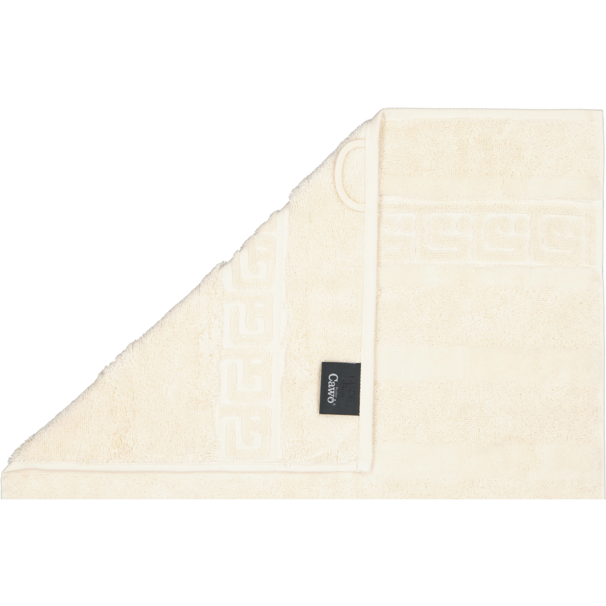Cawö - Noblesse Uni 1001 - Farbe: 351 - natur - Gästetuch 30x50 cm