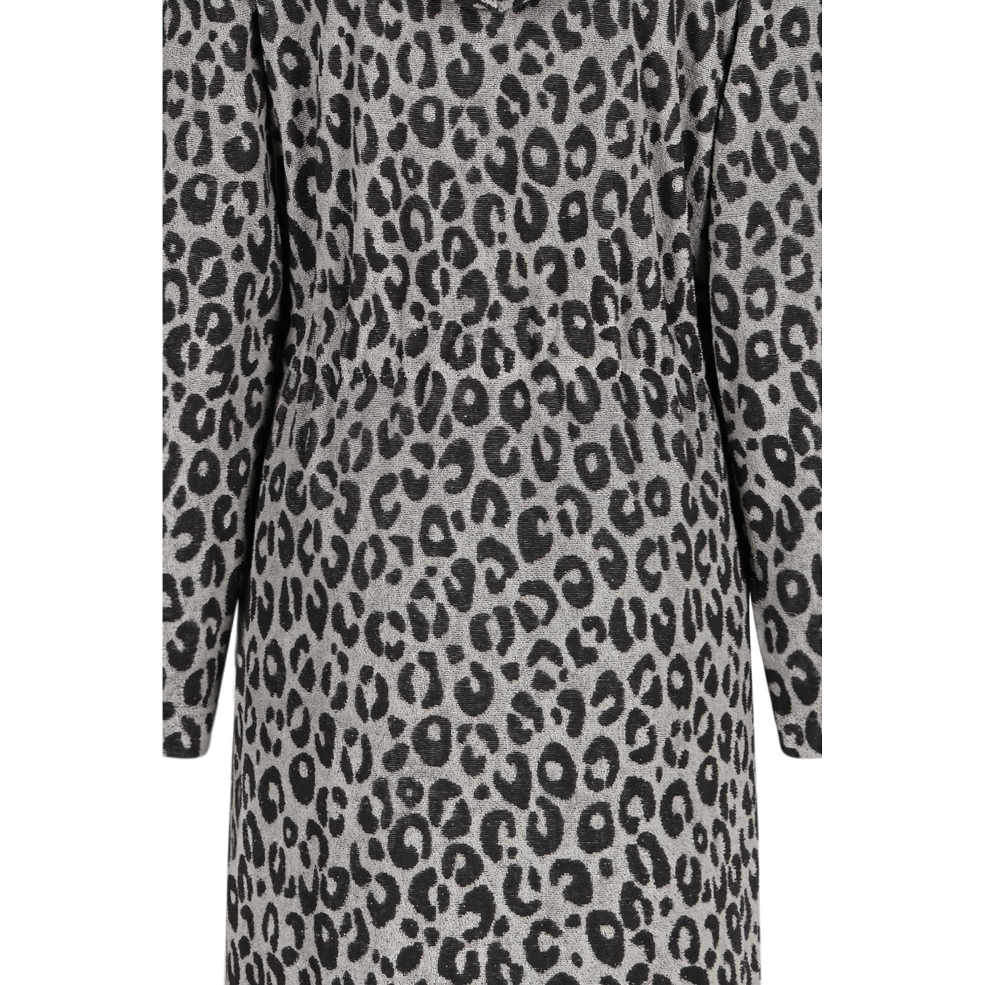 Cawö Home Bademäntel Damen Kurzmantel mit Kapuze Leo 851 basalt - 77 - L