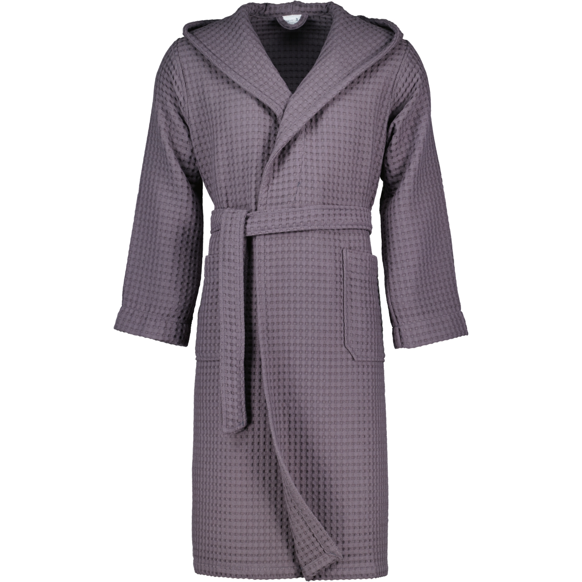 Möve Bademäntel unisex Kapuze Piquée graphite - 842