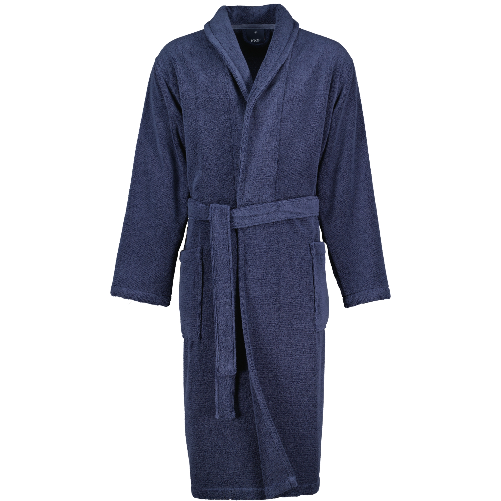 JOOP! Herren Bademantel - Schalkragen 1651 - Farbe: blau - 175 - S