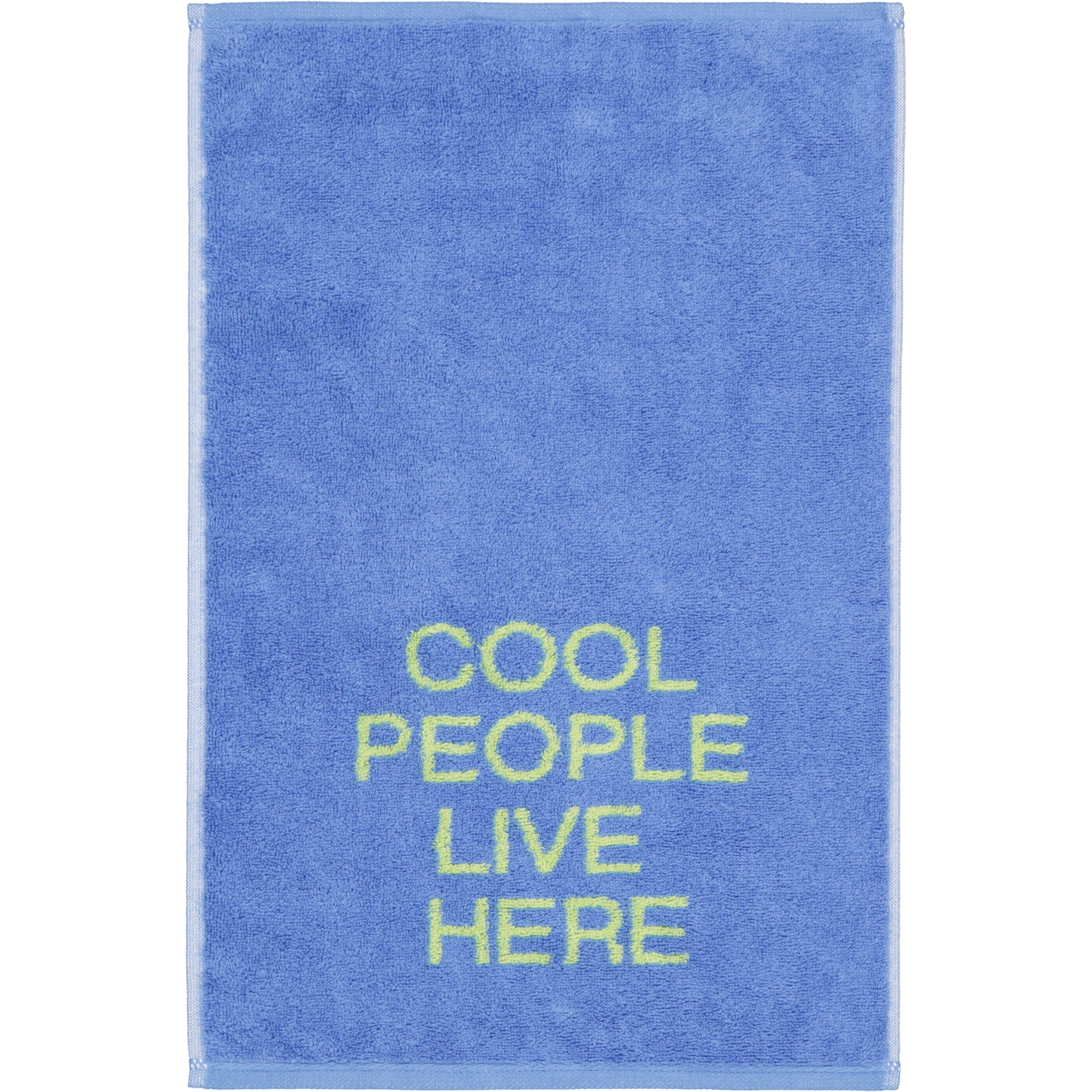 Cawö Gästetücher Postcard Towels Edition 100 cool people live here - 01 - Gästetuch 30x50 cm