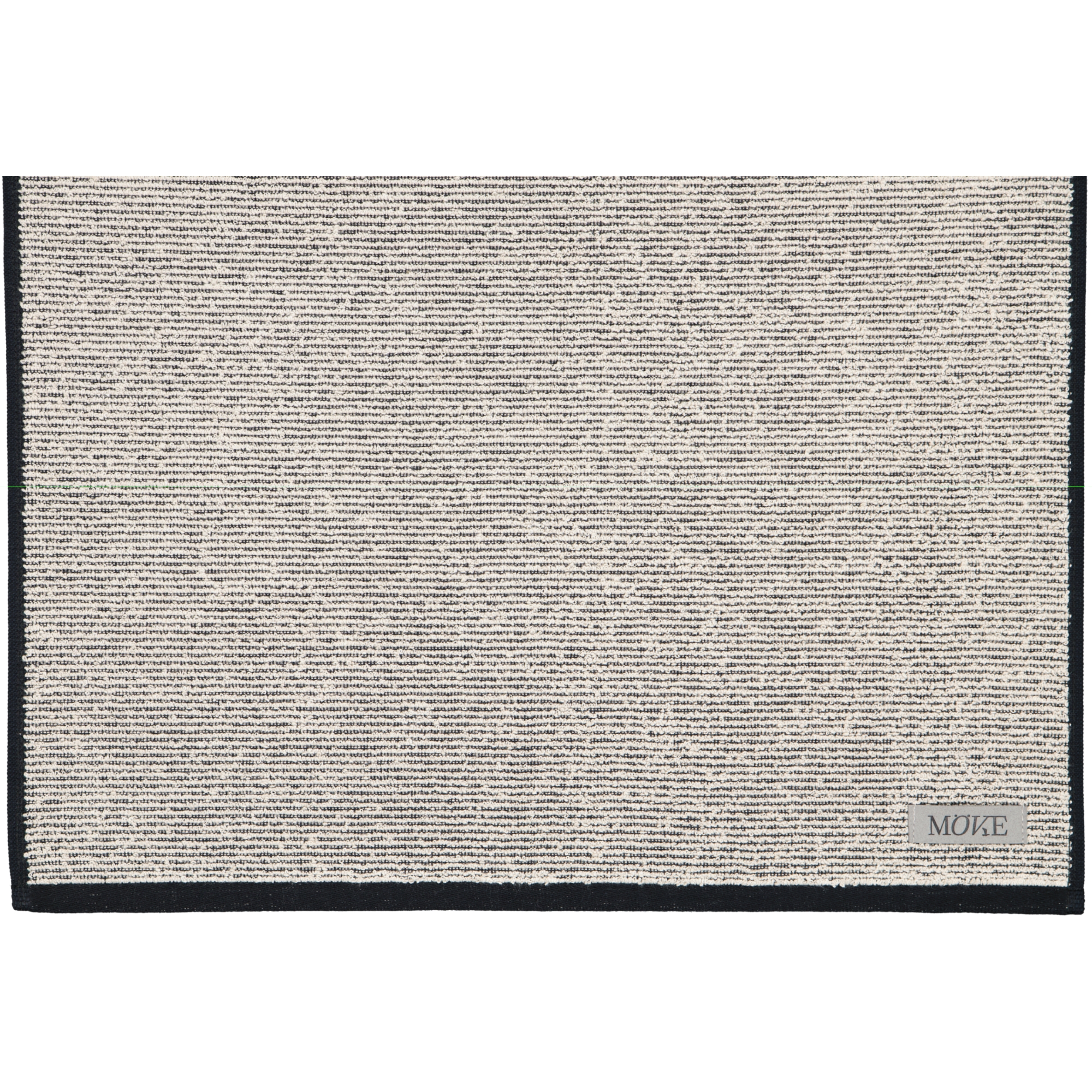 Möve Handtücher Eden Querrippe nature/black - 081