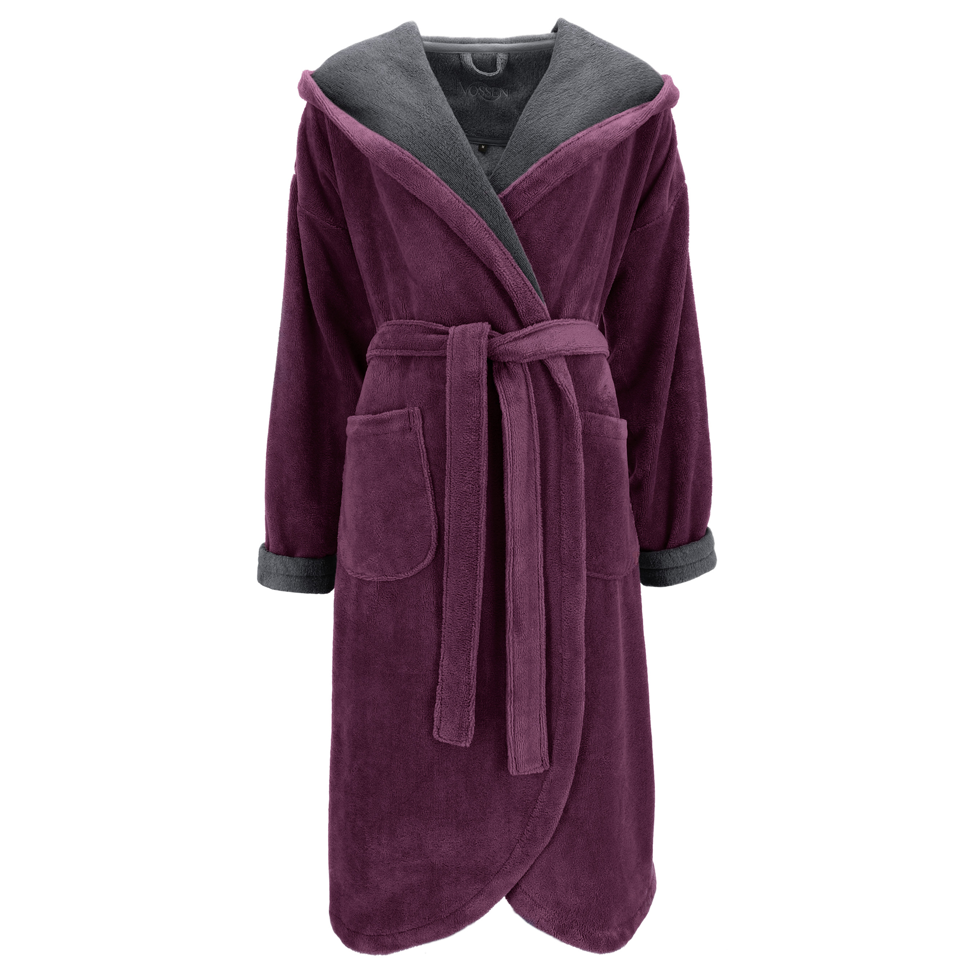 Vossen Bademäntel Damen Kapuze Balance Carmen elderberry/graphit - 0002
