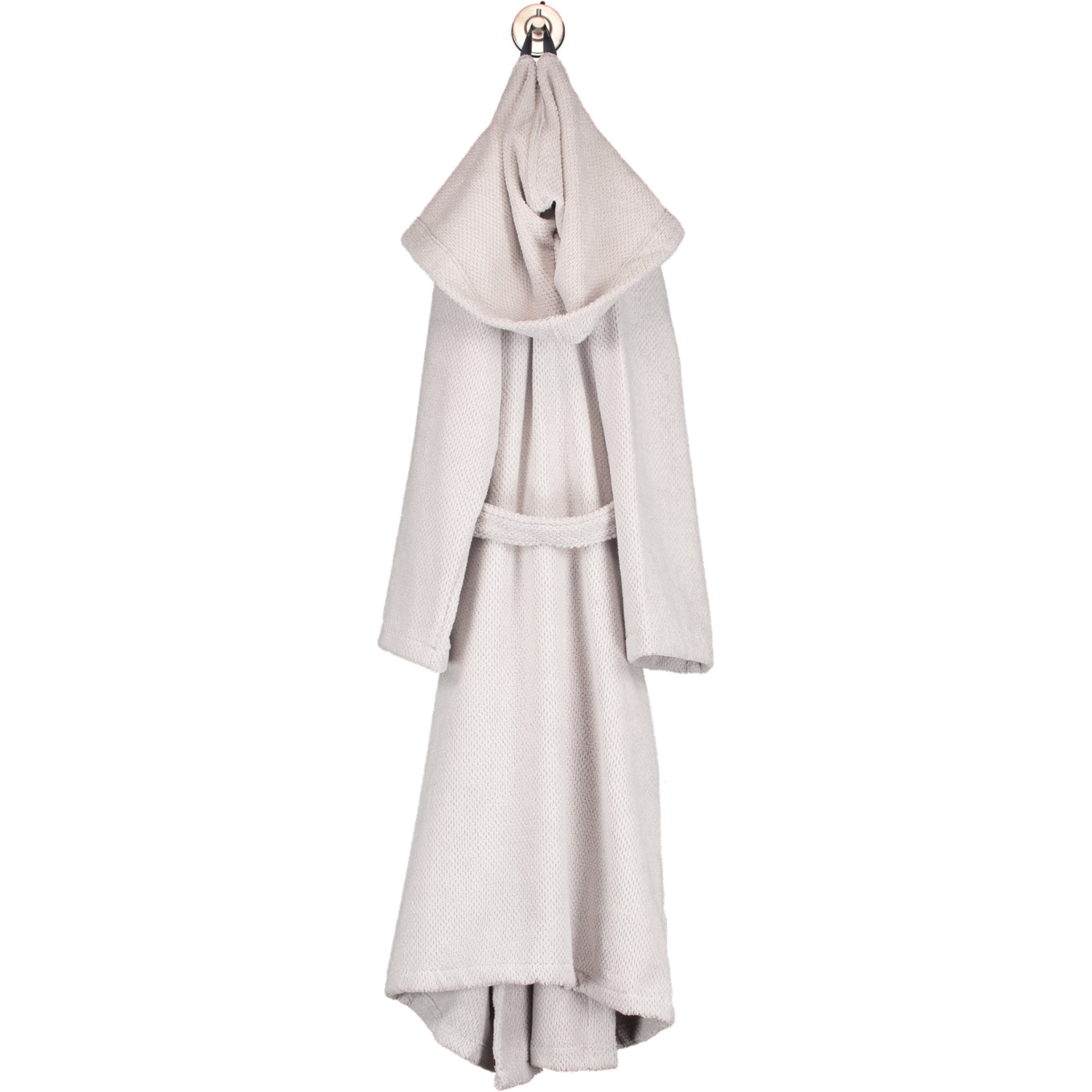 Rhomtuft RHOMTUFT Bademäntel unisex Kapuze Baronesse perlgrau - 11