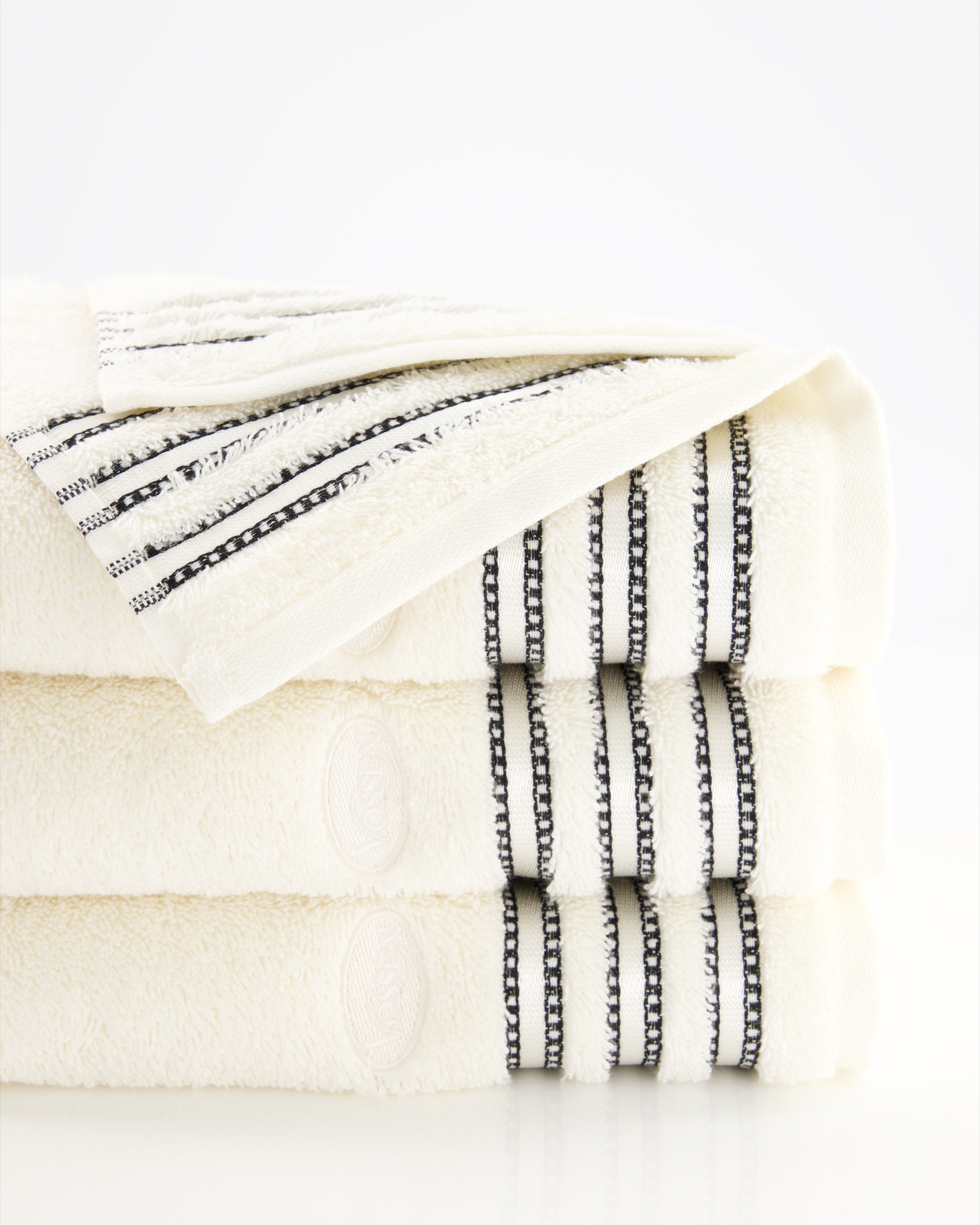 Vossen Handtücher Cult de Luxe ivory - 1030 - Gästetuch 30x50 cm