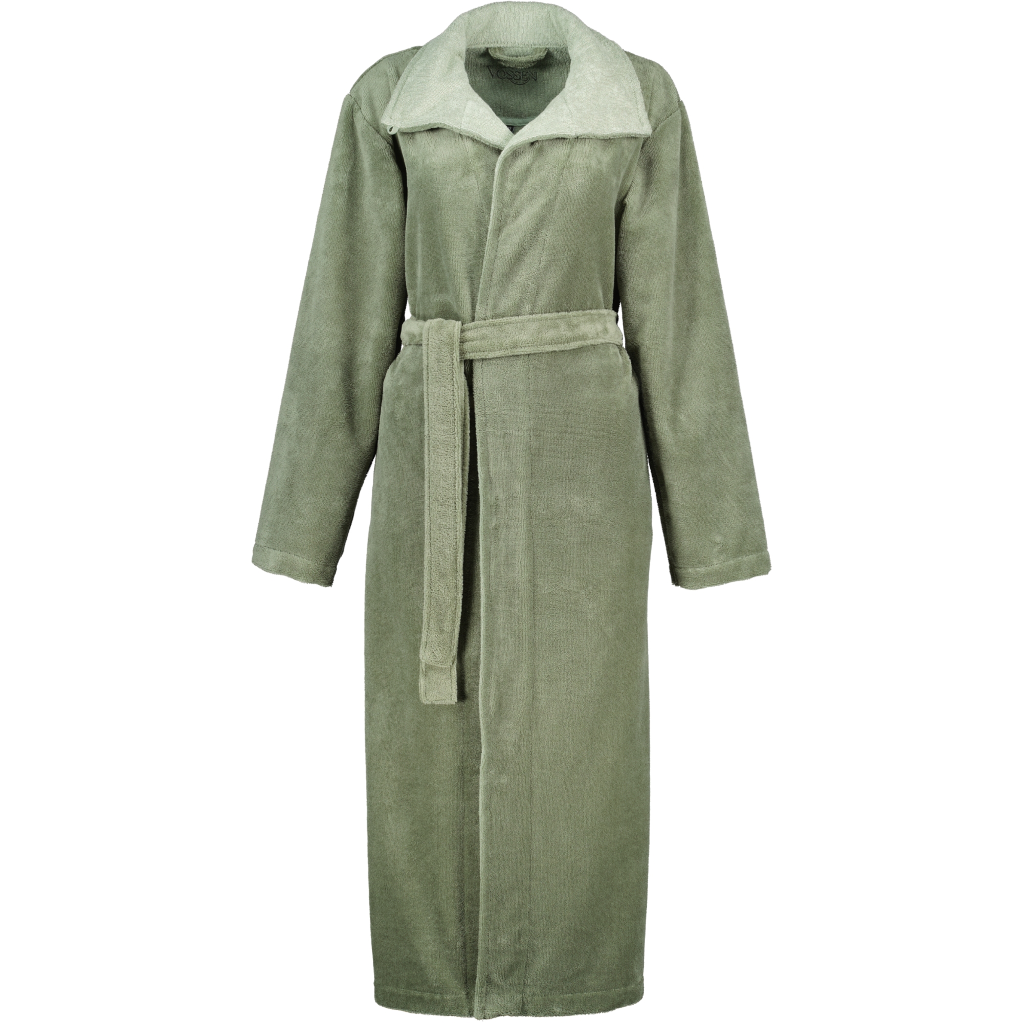 Vossen Bademäntel Damen Stehkragen Andorra detox green/eukalyptus - 0002