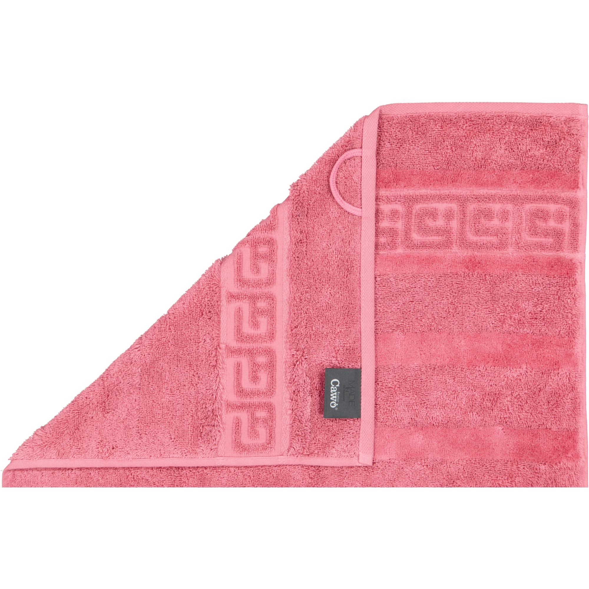 Cawö - Noblesse Uni 1001 - Farbe: 240 - rosa - Seiflappen 30x30 cm