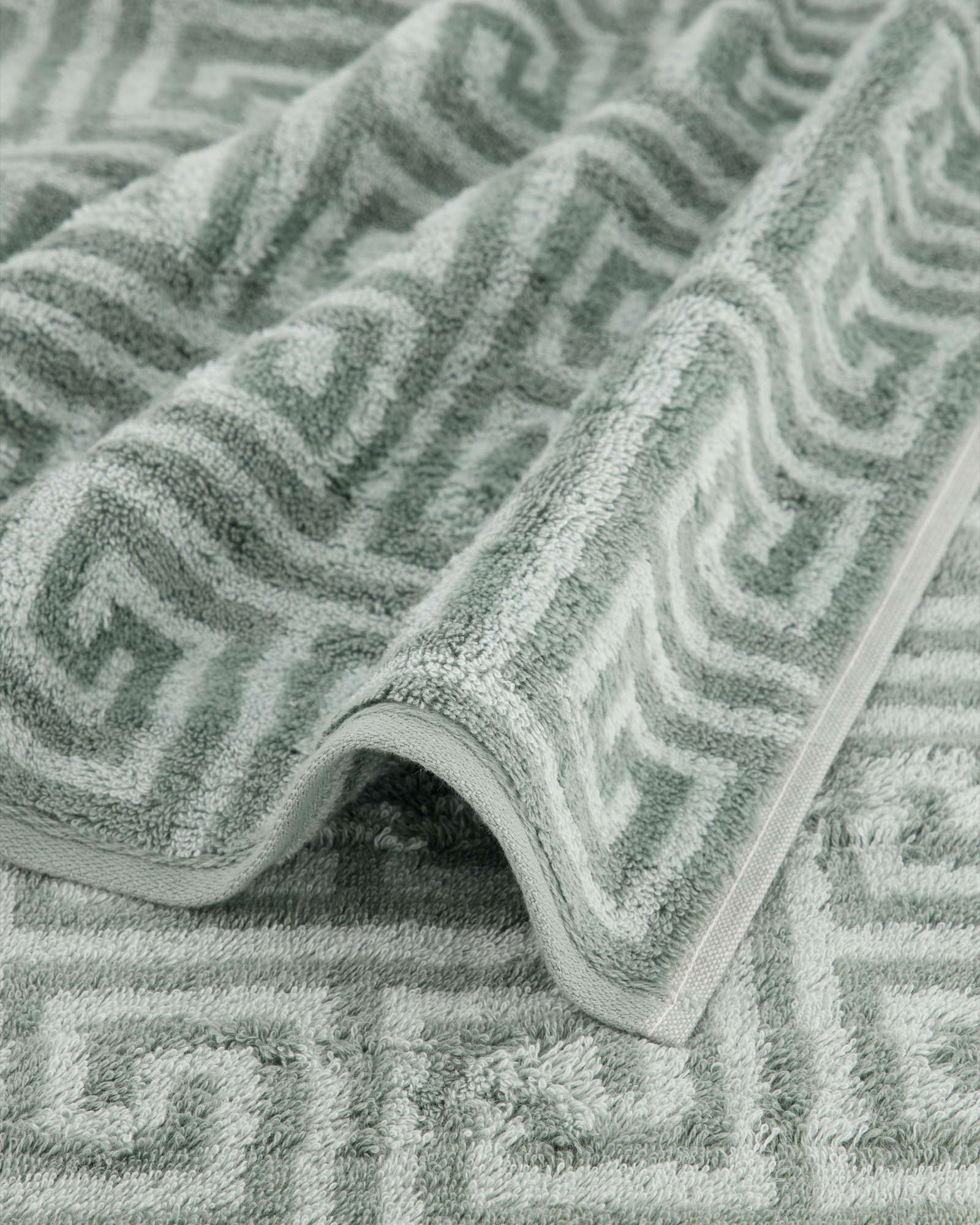 Cawö Handtücher Noblesse Elegance Allover 1088 nordic green - 44