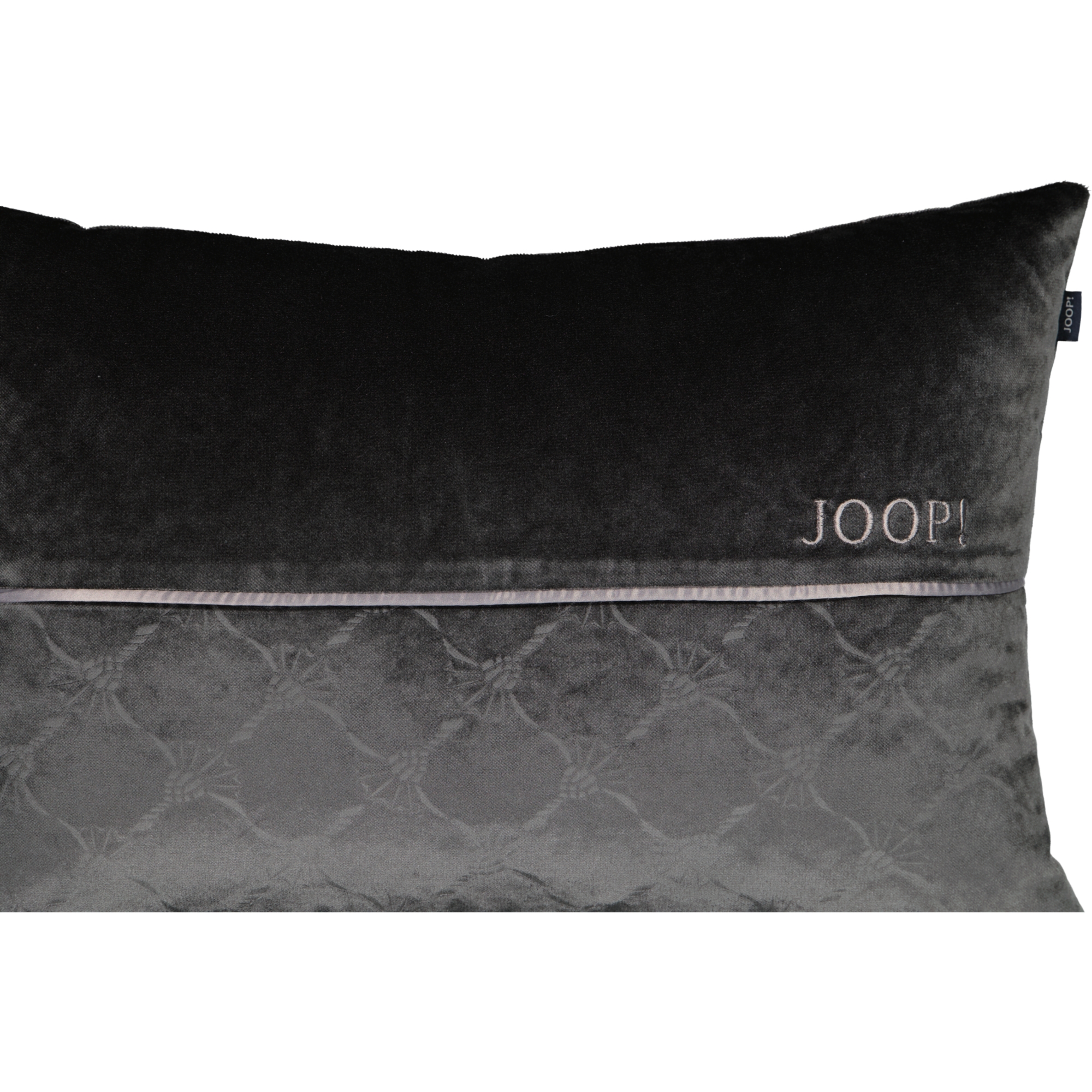 JOOP! Kissenhülle Scene - Größe: 38x58 cm - Farbe: Anthrazit - 012