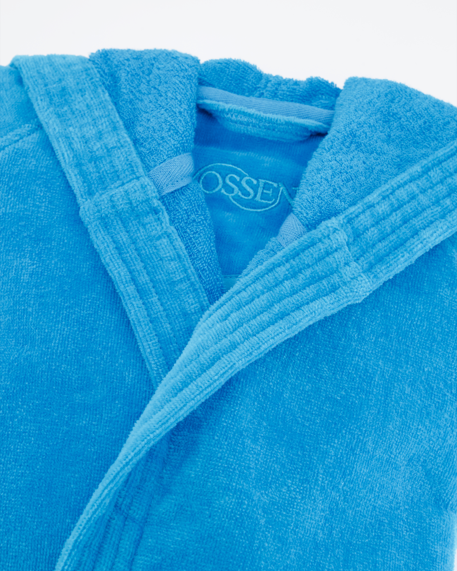 Vossen Bademäntel unisex Kurzmantel mit Kapuze Texas turquoise - 5570 - L