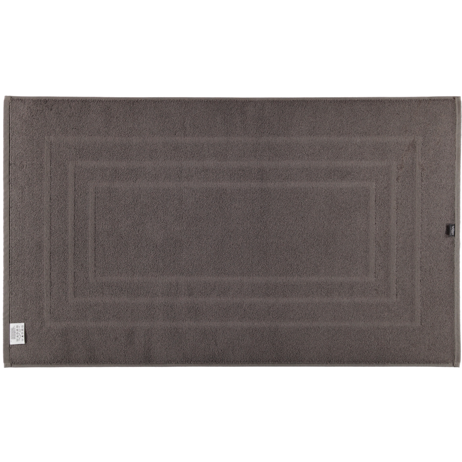 Vossen Badematten Feeling slate grey - 7420 - 60x100 cm