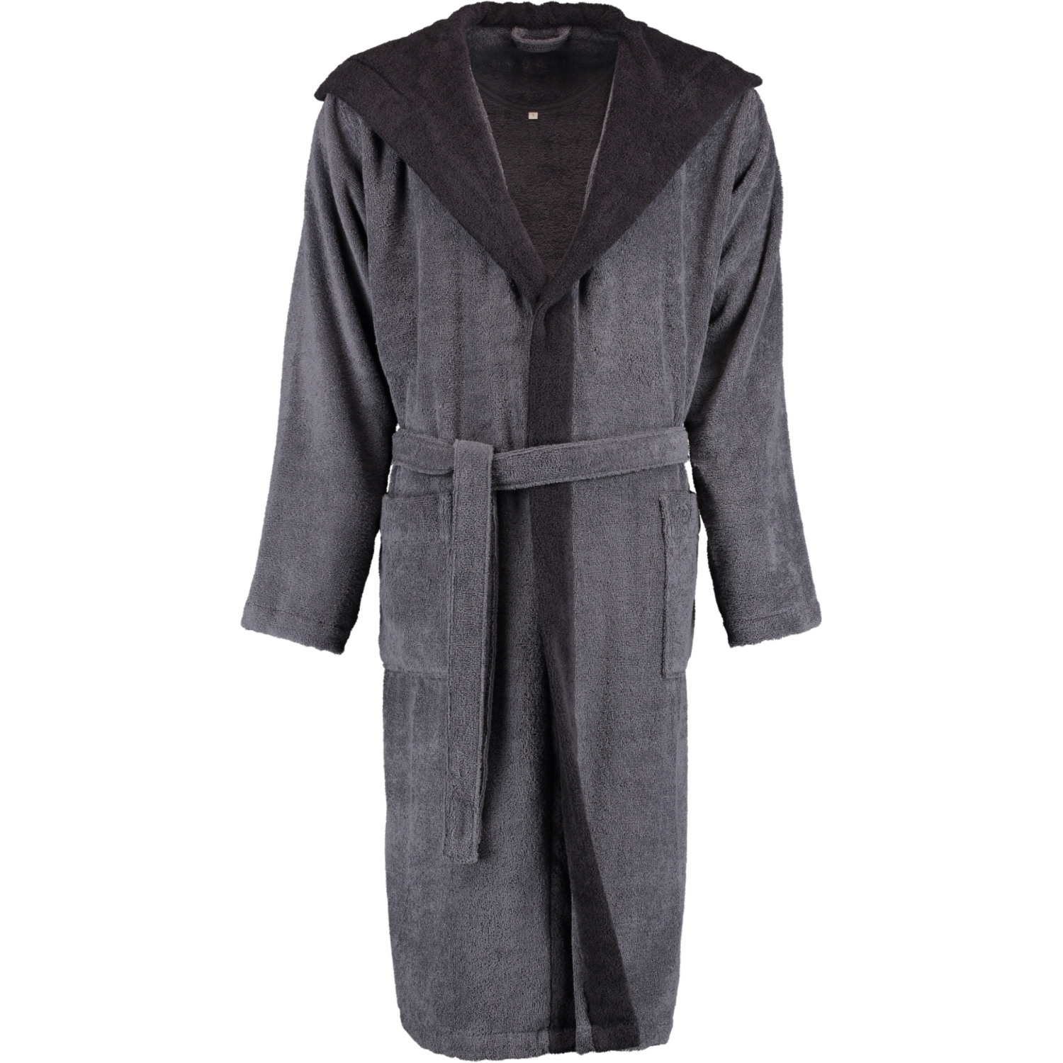 bugatti Herren Bademantel Kapuze Stefano - Farbe: graphit - 766 - S