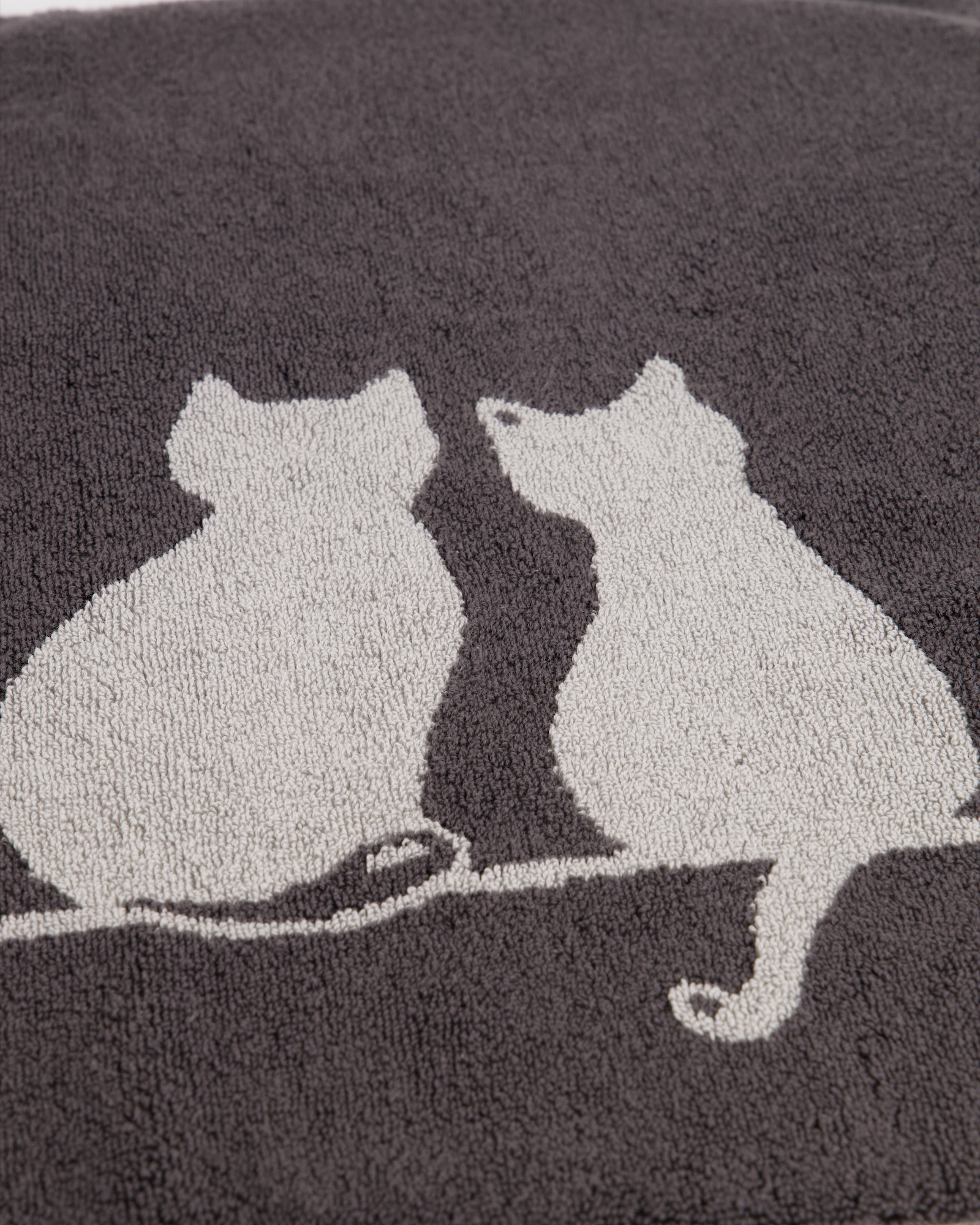 Cawö Badematten CUTE CATS You & Me 6263 basalt/platin - 77 - 50x80 cm