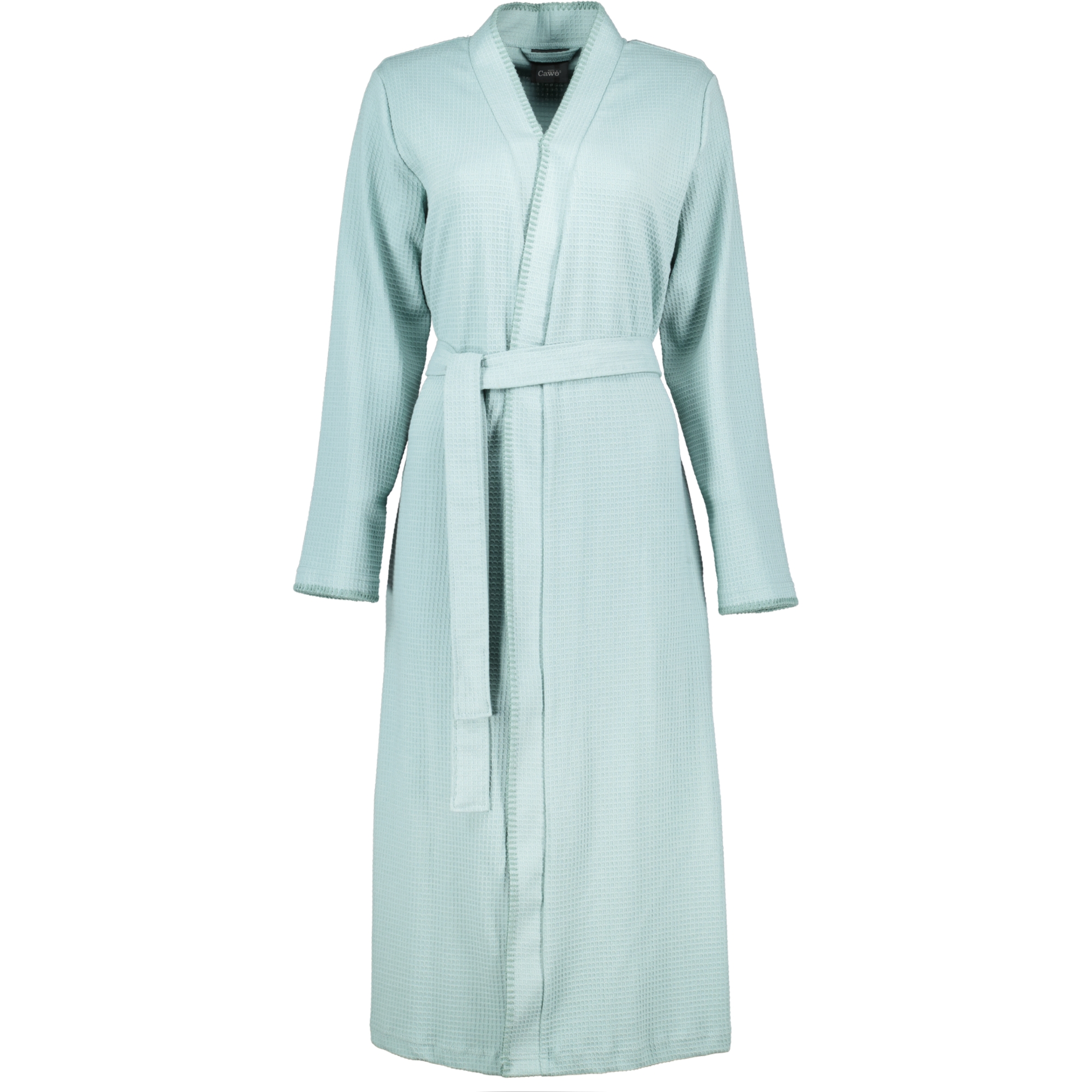 Cawö Home Bademäntel Damen Kimono Pique 812 salbei - 44