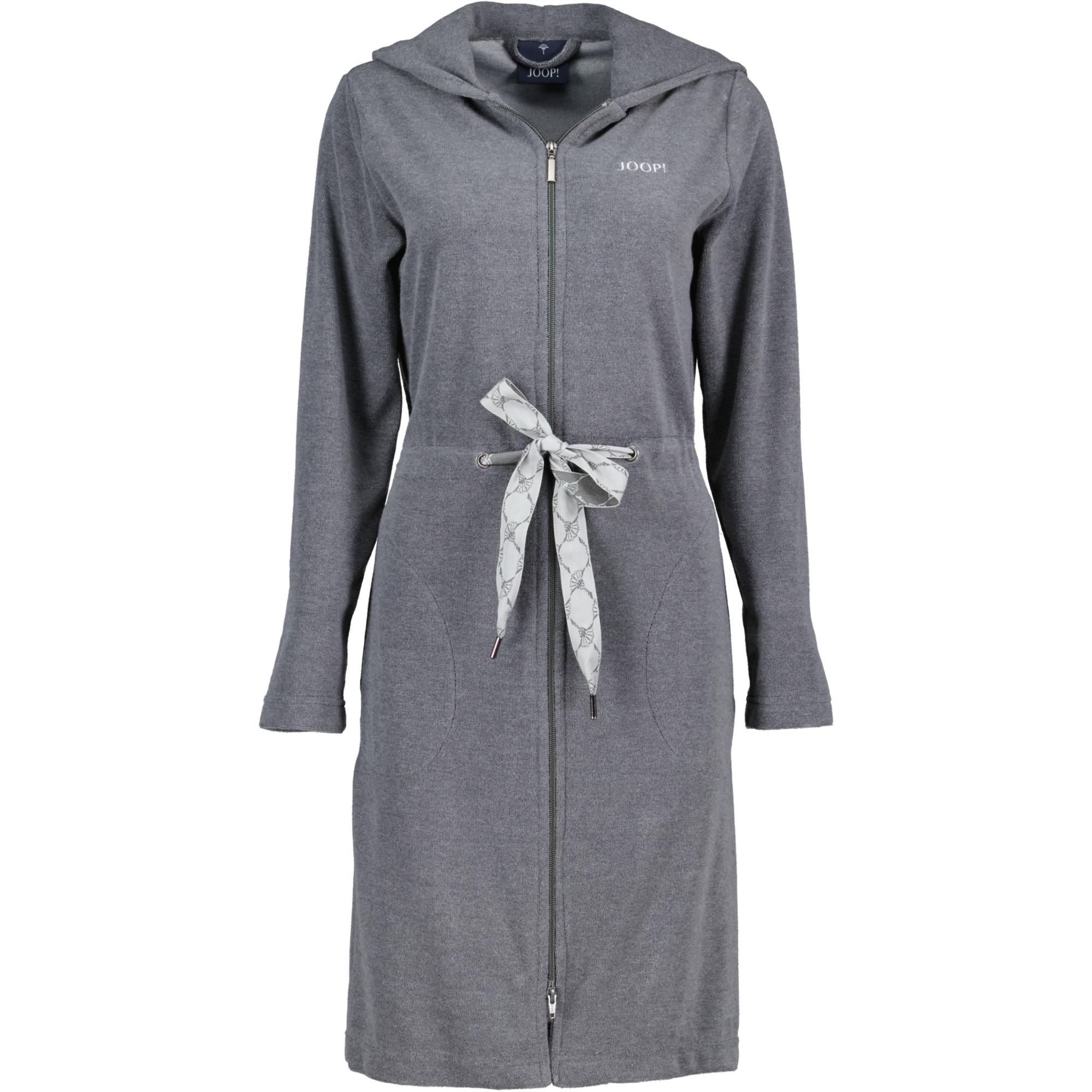 JOOP! Bademäntel Damen Kapuze Active 1659 anthrazit - 77