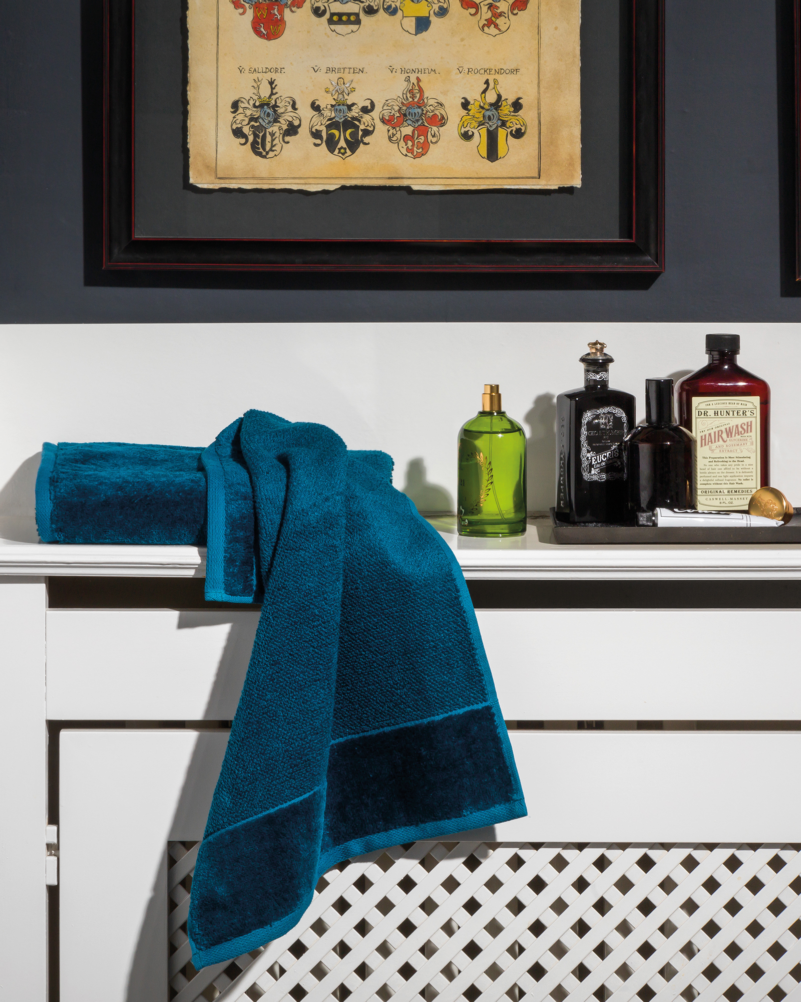 Möve Bamboo Luxe - Farbe: deep lake - 386 (1-1104/5244) - Seiflappen 30x30 cm