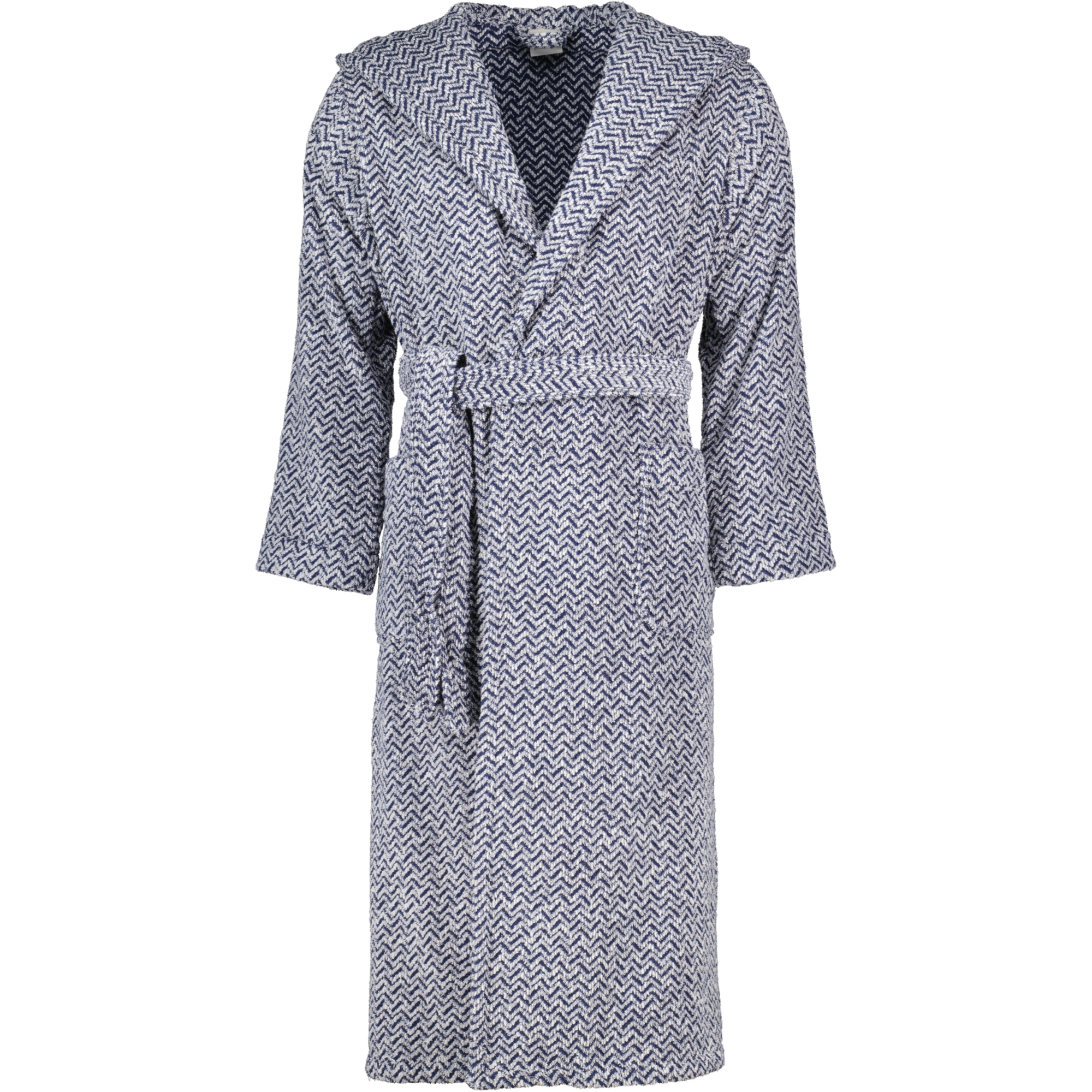 Möve unisex Kapuze Brooklyn Fischgrat nature/deep sea - 042