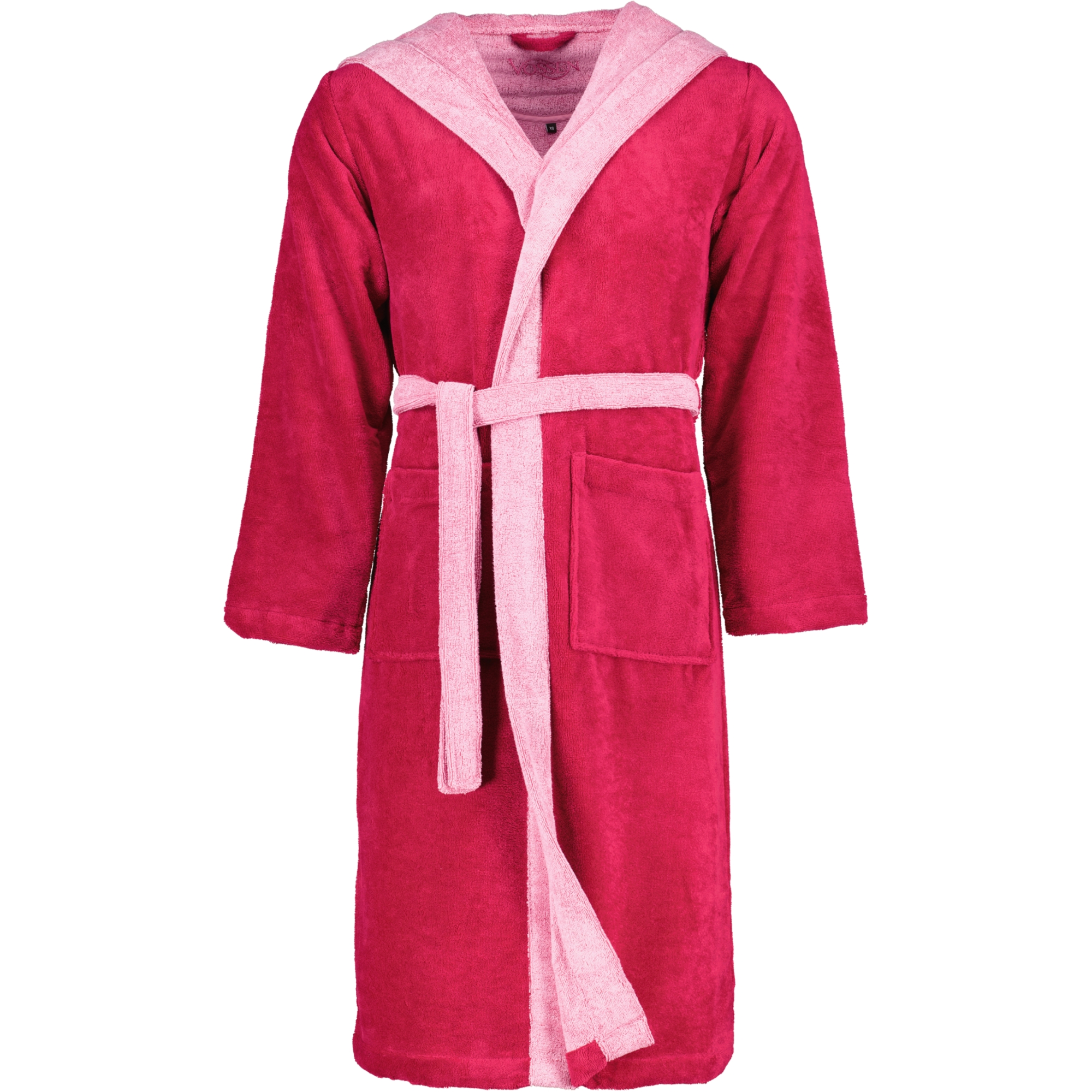 Vossen Bademantel unisex Poppy  - Farbe: cranberry - 002 (161903) - M