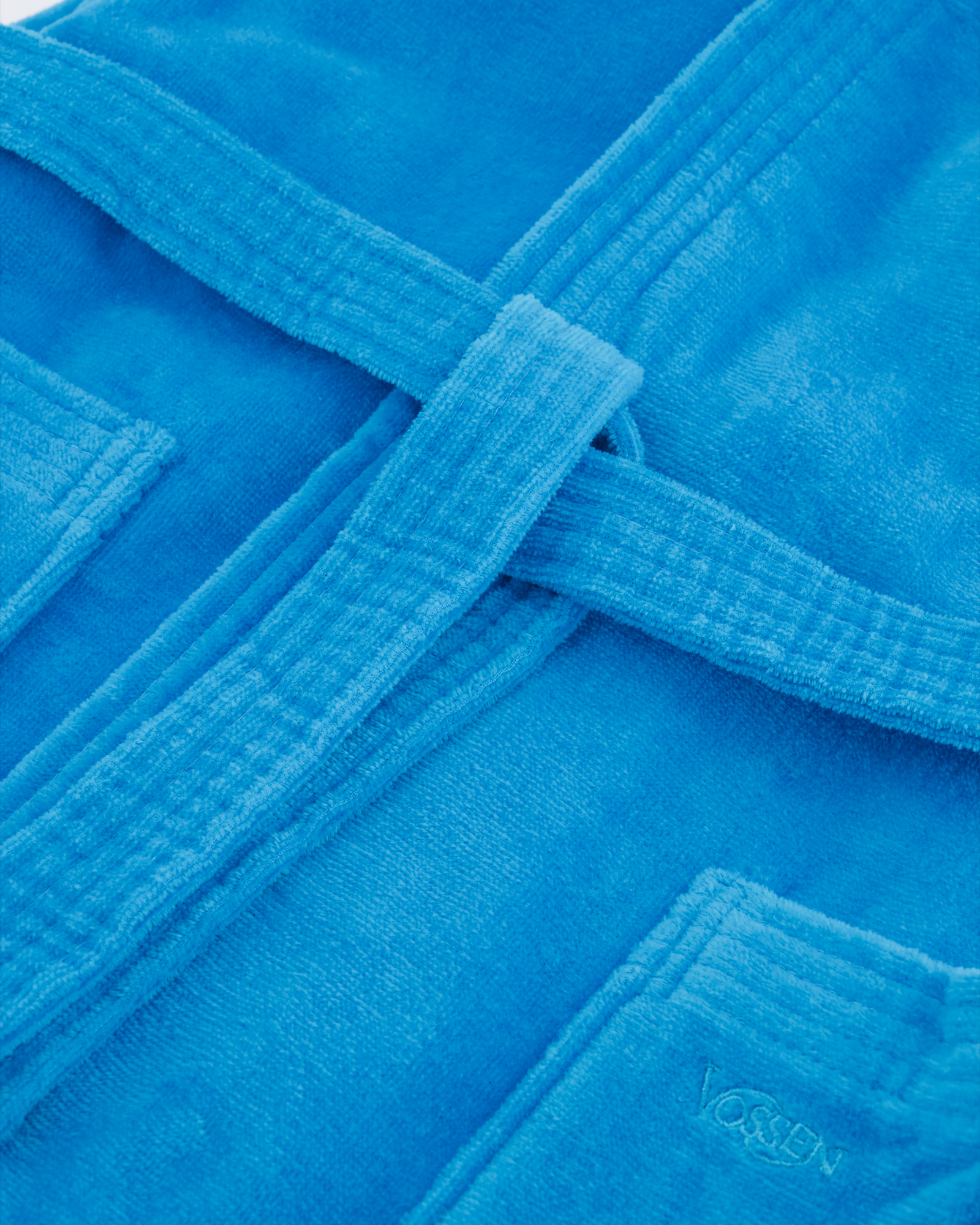 Vossen Bademäntel unisex Kurzmantel mit Kapuze Texas turquoise - 5570 - L