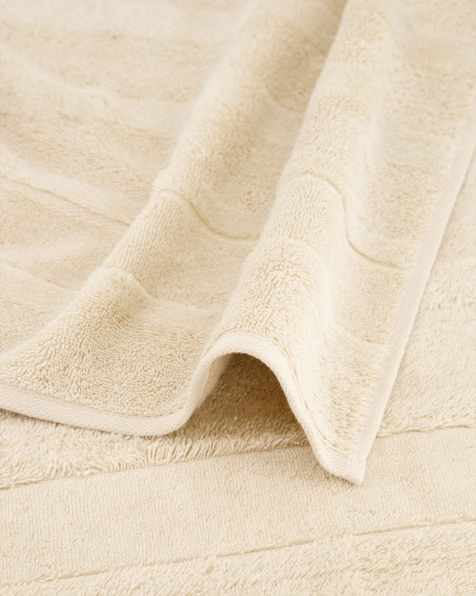 Cawö Handtücher Noblesse2 Uni 1002 beige - 370 - Gästetuch 30x50 cm