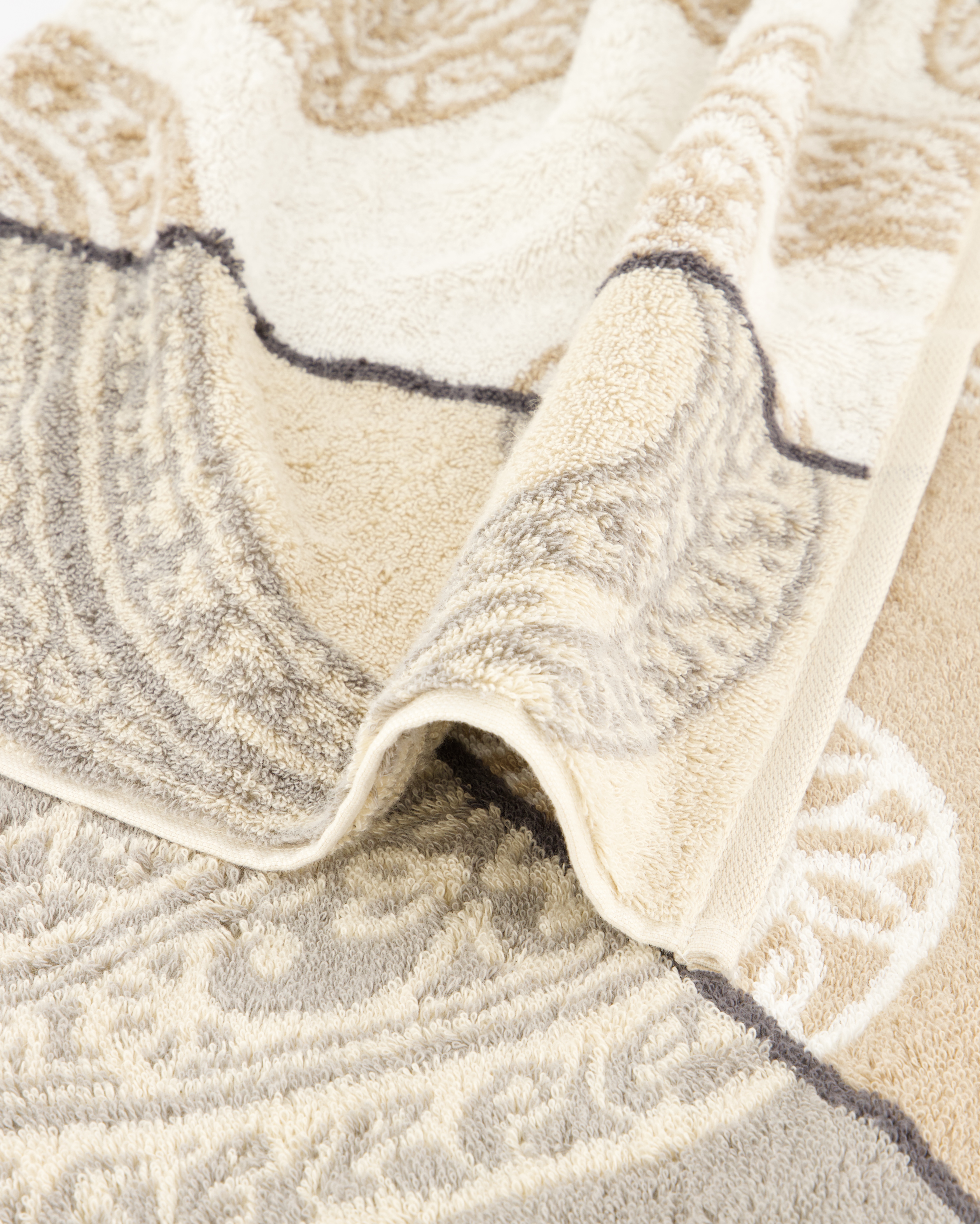 JOOP! Handtücher Contour Paisley 1714 Creme - 37