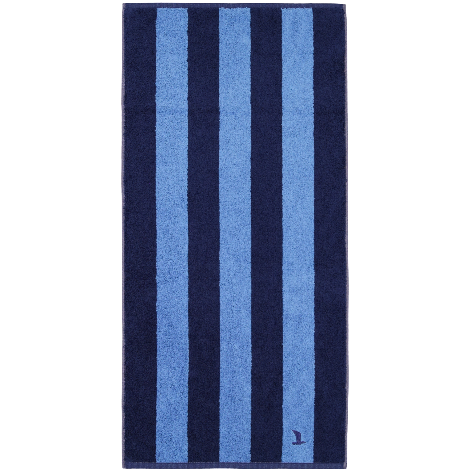 Möve Handtücher Superwuschel Blockstreifen deep sea/cornflower - 042