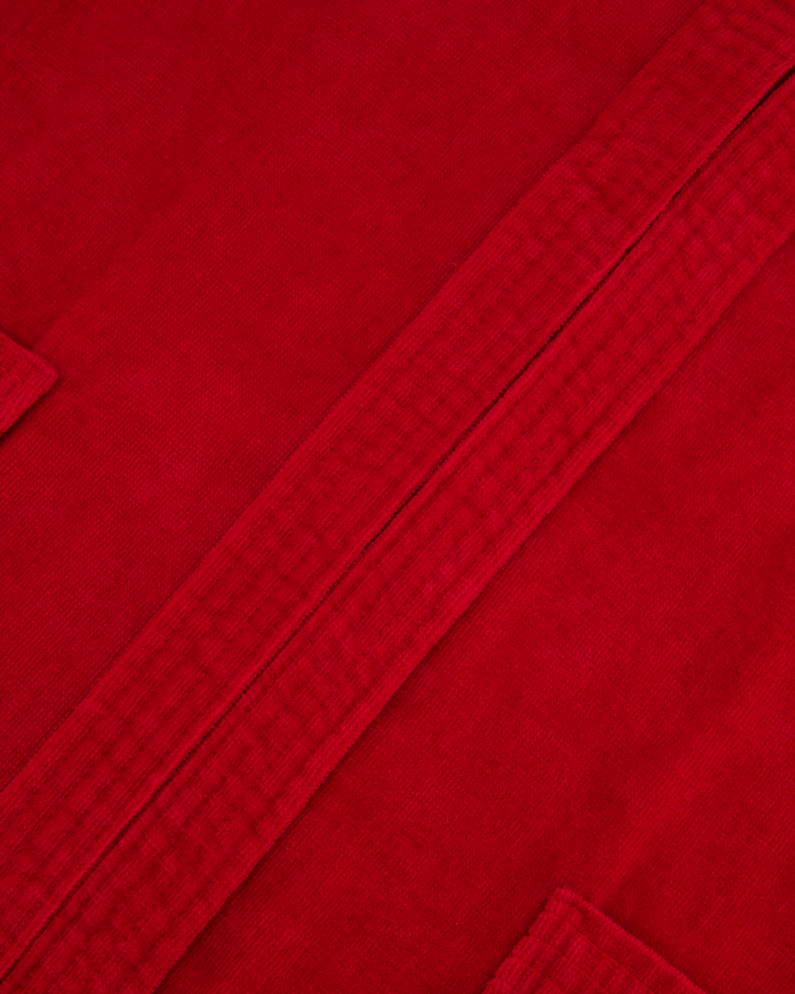 Vossen Bademäntel unisex Kurzmantel mit Kapuze Texas rubin - 3900 - L