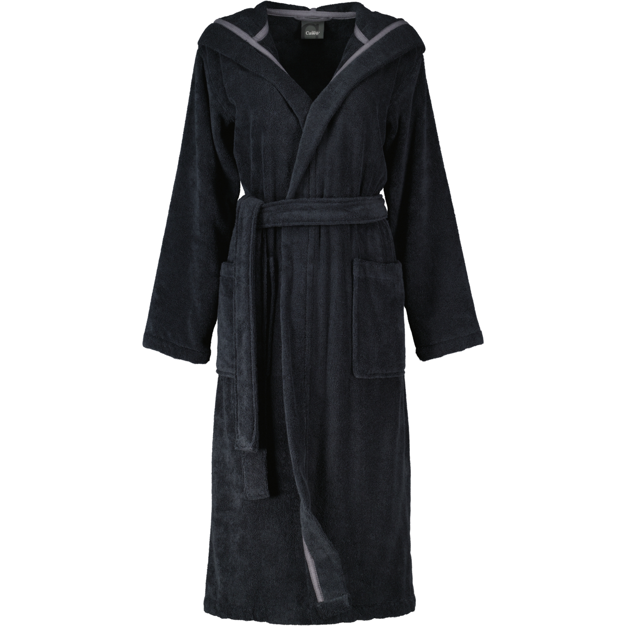 Cawö Home Damen Bademantel Kapuze 827 - Farbe: lava - 97 - S
