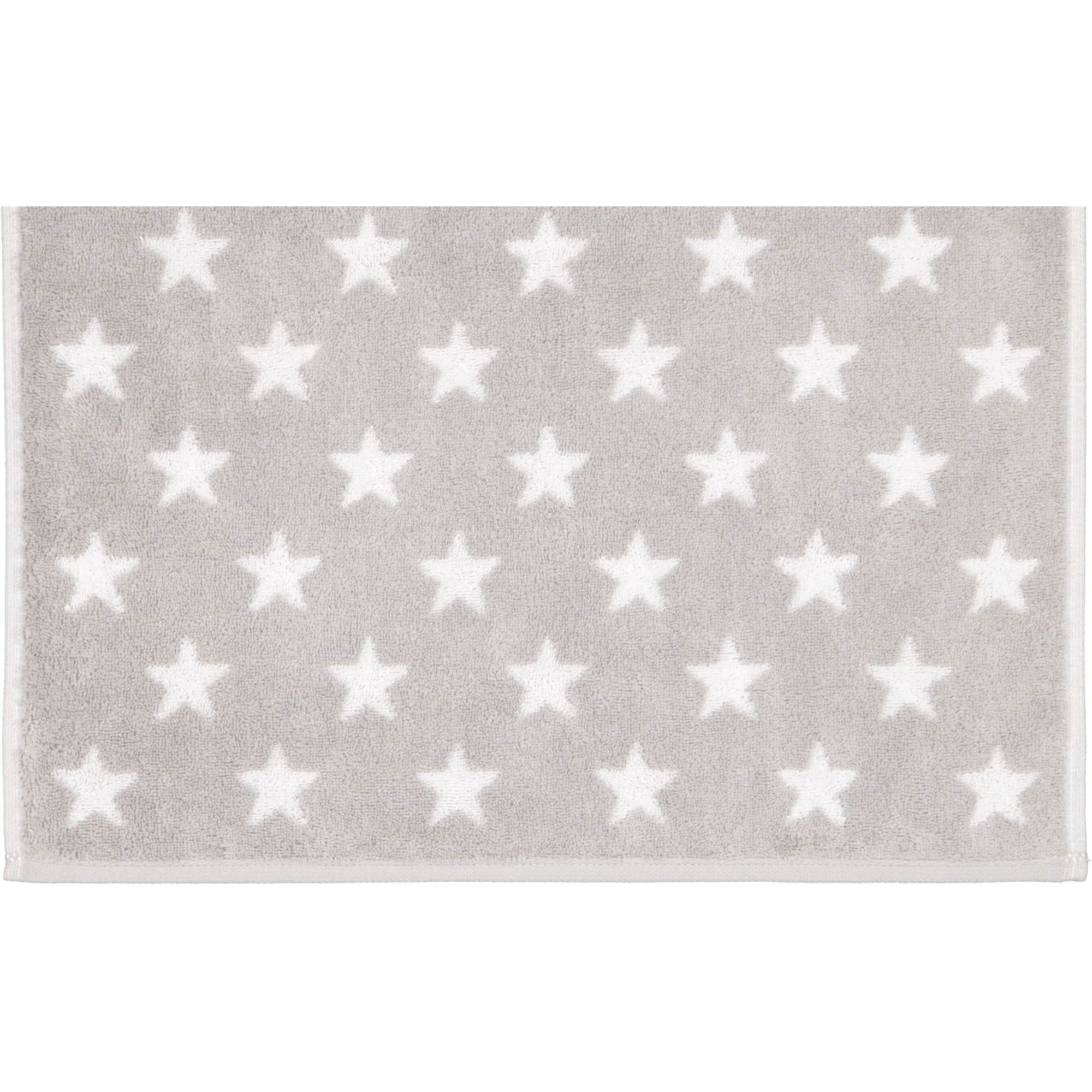 Cawö Handtücher NEW STARS Sterne klein 6261 platin/weiß - 76