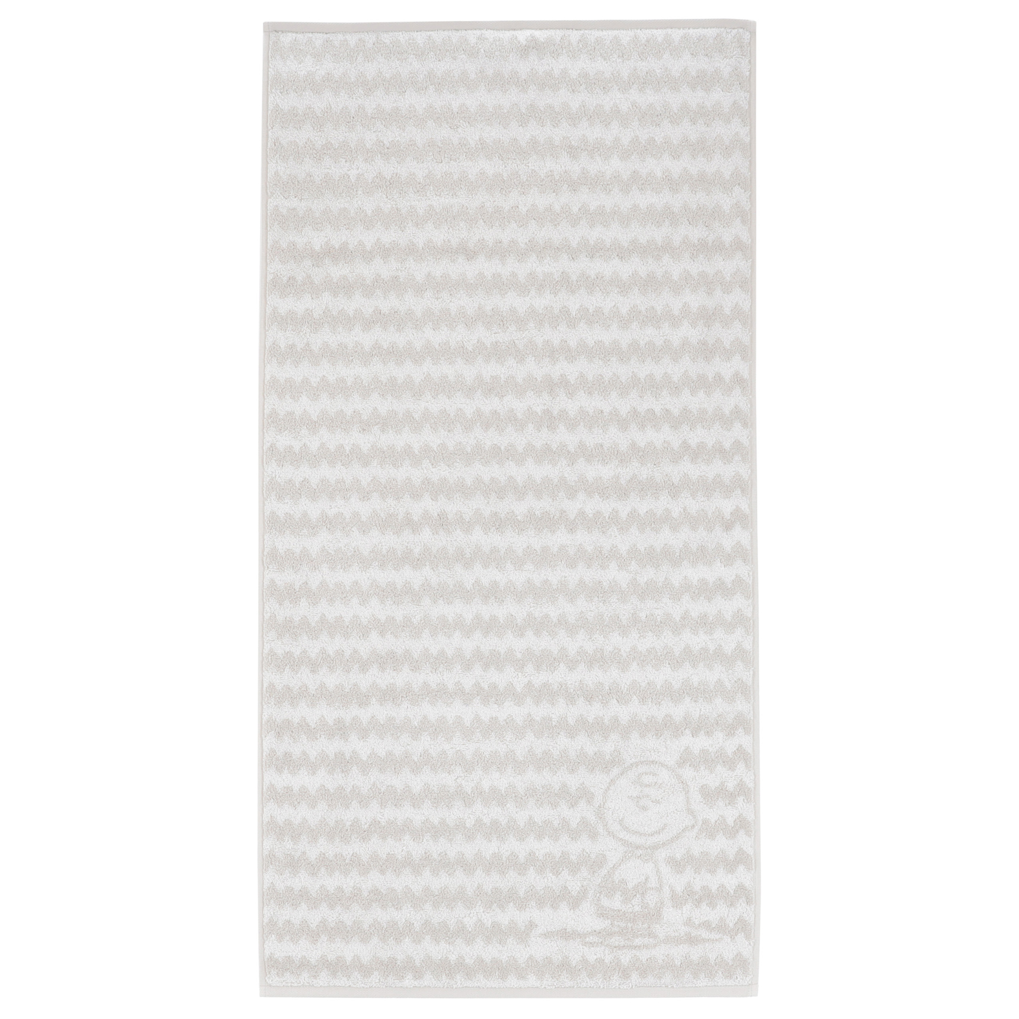 Vossen Handtücher PEANUTS Charlie Brown pearl grey - 0003