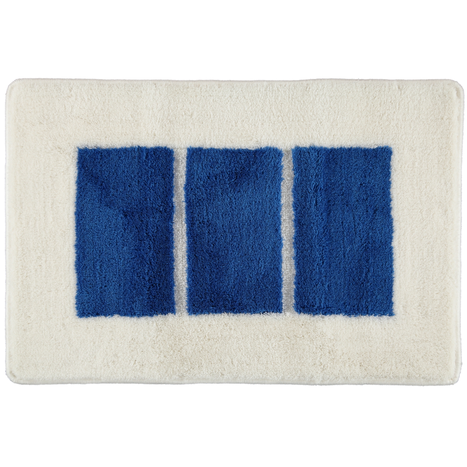 Rhomtuft RHOMY home Badteppiche Liberty weiß-blau - 844