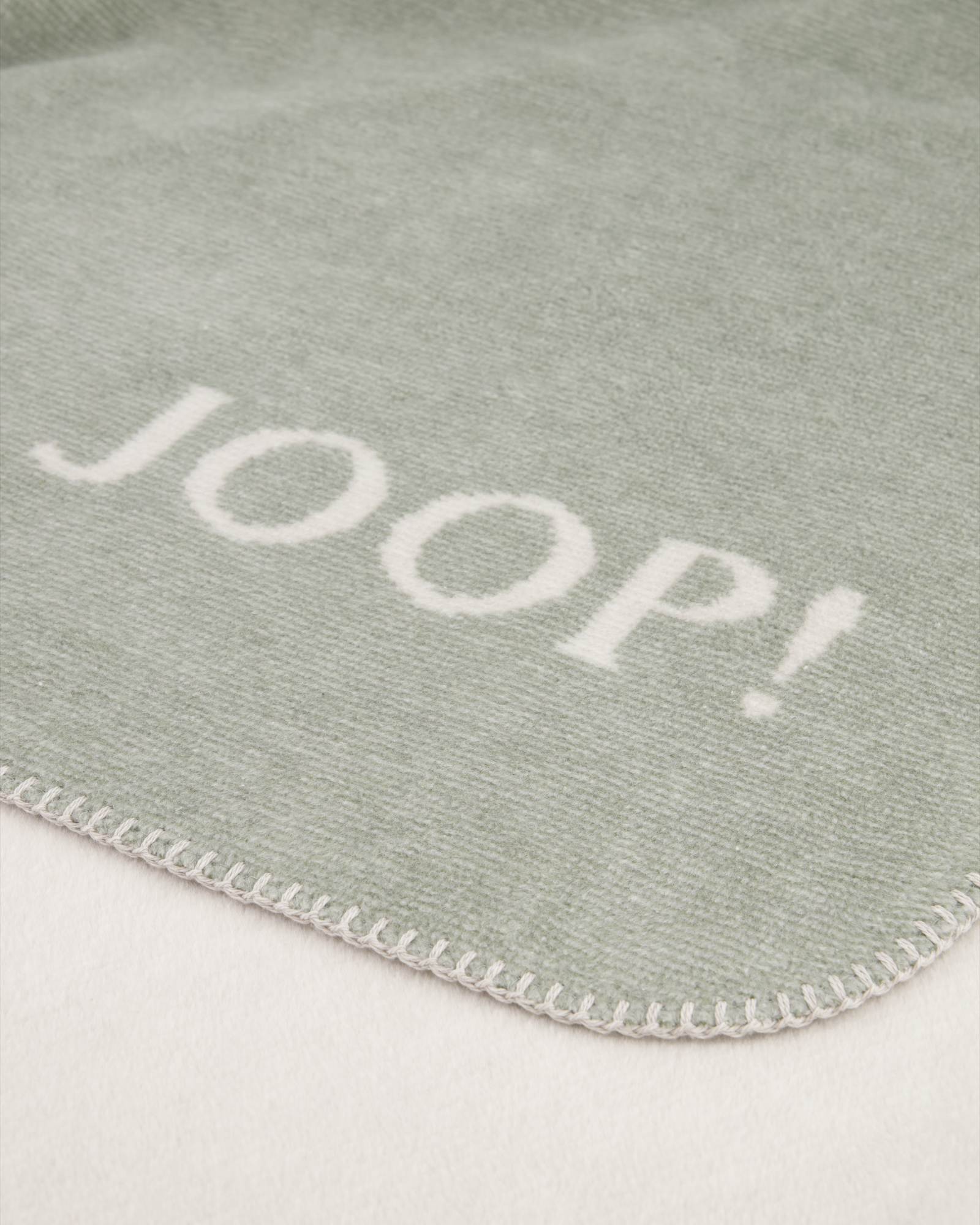 JOOP! Wohndecke Melange-Doubleface - Größe: 150x200 cm - Farbe: Jade-Natur