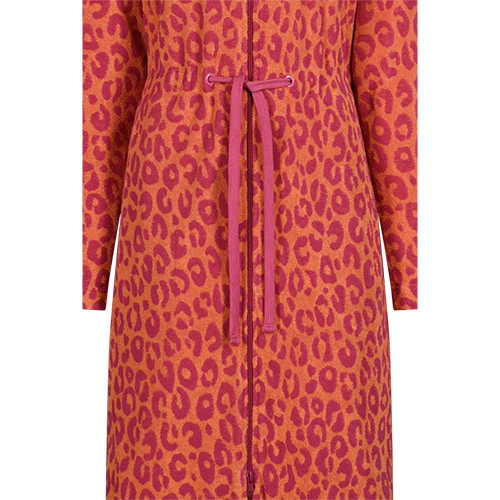 Cawö Home Bademäntel Damen Kurzmantel mit Kapuze Leo 851 pink - 23 - L